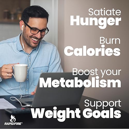 Miniatura 13 de Rapidfire Caramel Macchiato Cápsulas de café cetogénico de alto rendimiento, apoya la energía y el metabolismo, control de peso, taza K de una sola