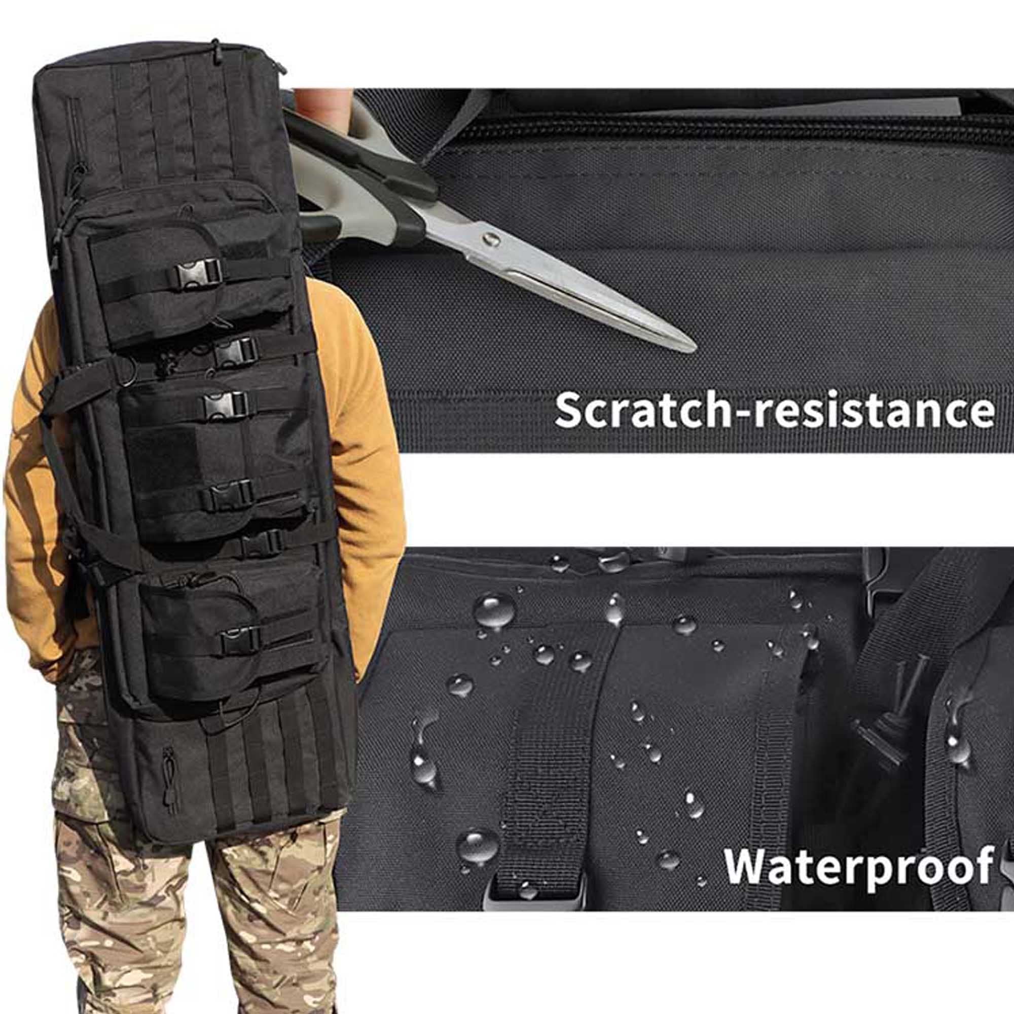 Fucile Borsa, Custodia per Fucile Ad Aria Compressa, Custodia Porta Fucili Armi, Custodia Doppia per Fucile, Borsa per Armi, Sport Fodero per Fucile da Caccia per Caccia Tiro Pesca