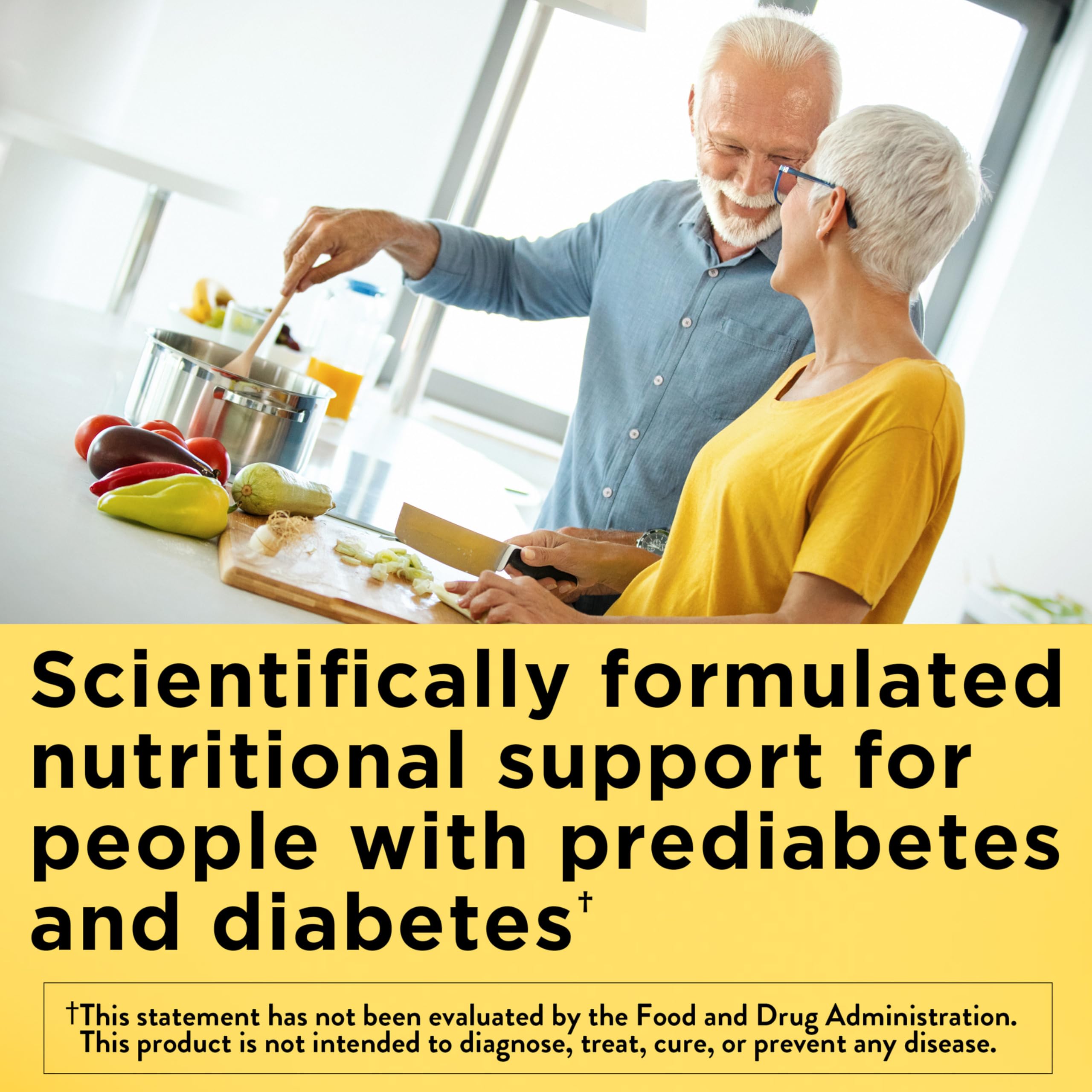 Nature Made Daily Diabetes Health Pack, Dietary Supplement for Nutritional Support, 30 Packets, 30 Day Supply