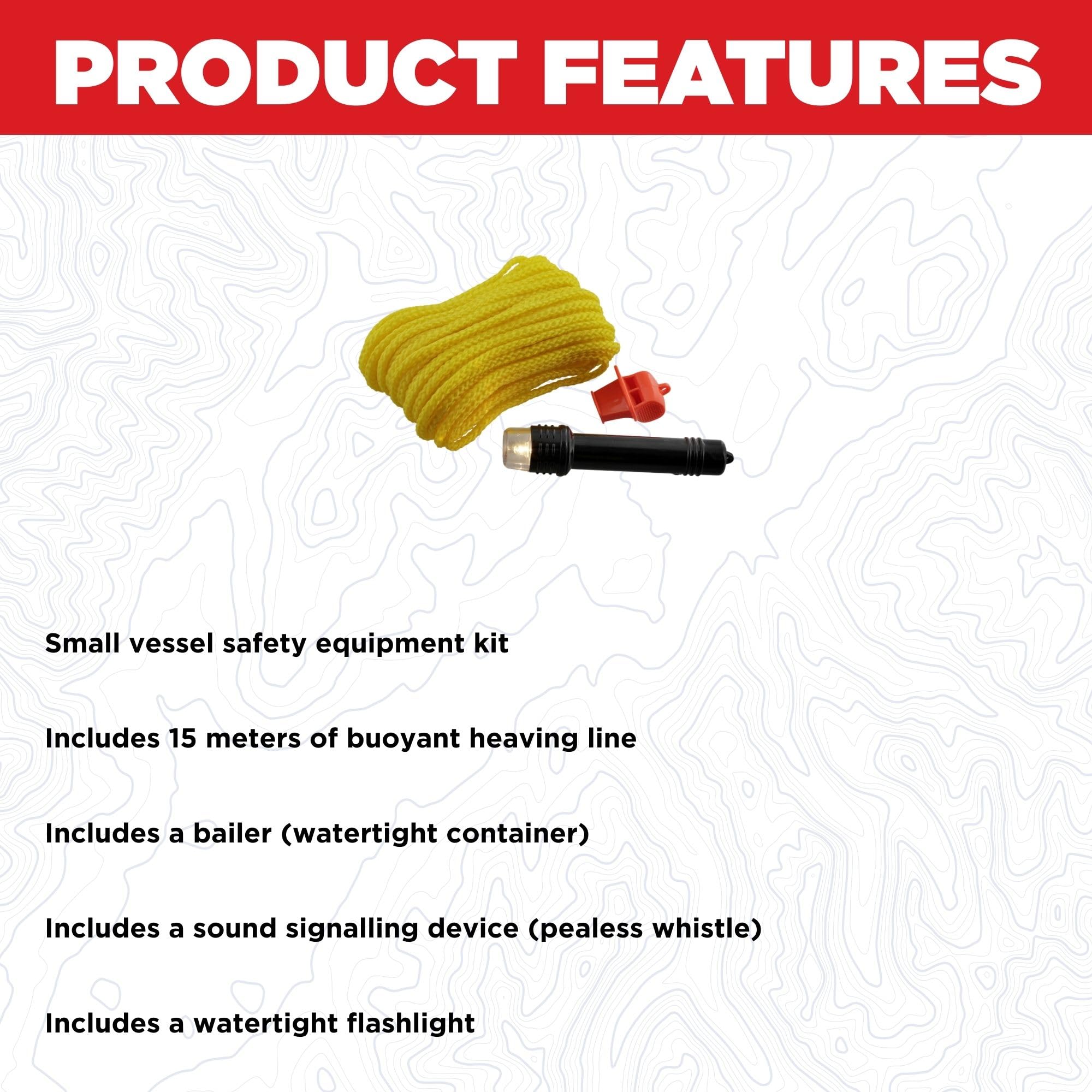 RHINO RESCUE Water-Resistant First Aid Kit, Lightweight Boat Dry with Emergency Survival Supplies for Outdoor Kayak Boating Floating & Camping (Green)