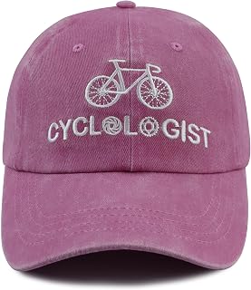 Cyclist Gifts for Men Women, Embroidered Cool Cycling Hat for brother sis