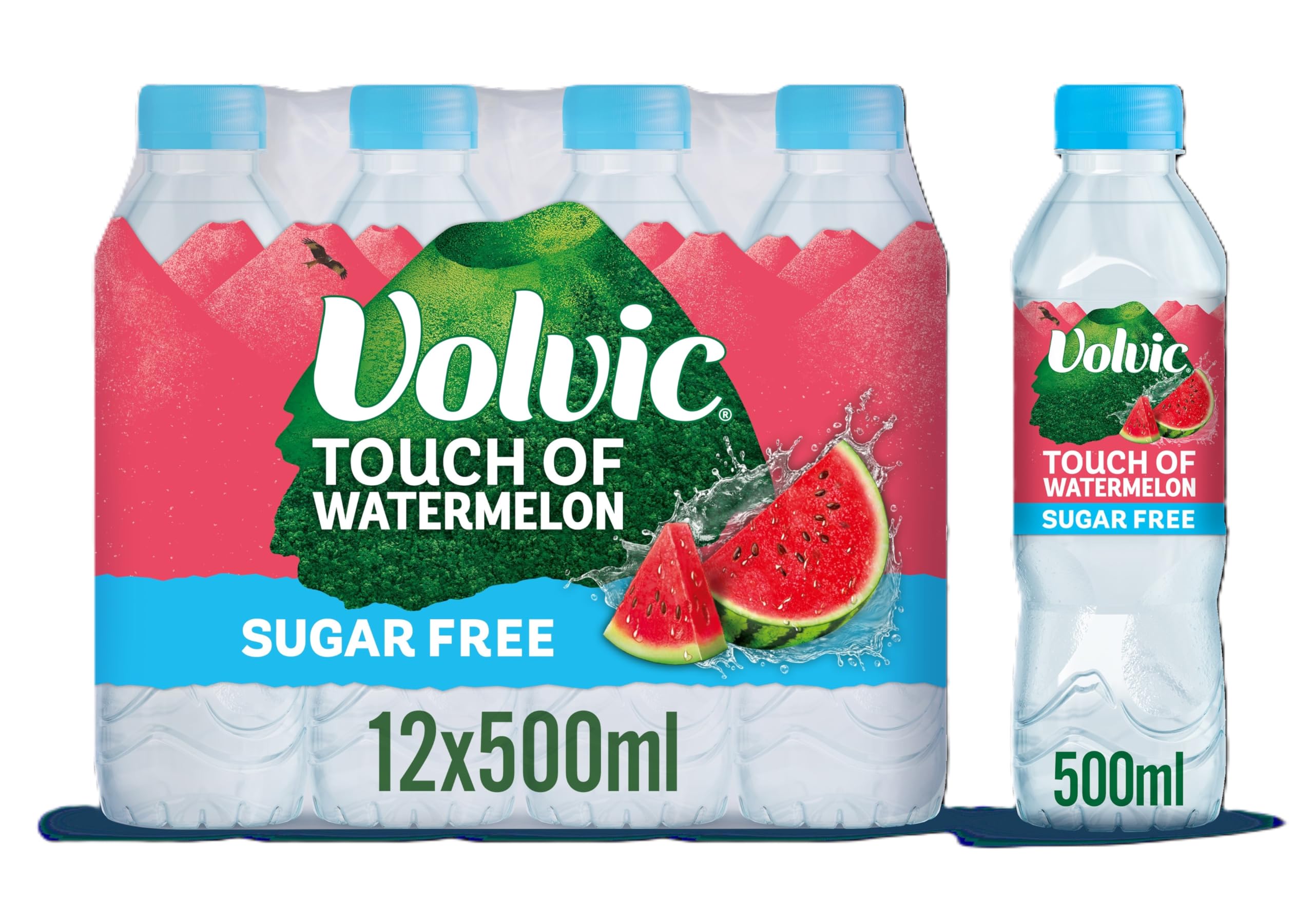Touch of Fruit Watermelon Sugar Free Still Flavoured Water Multipack 12x500ml