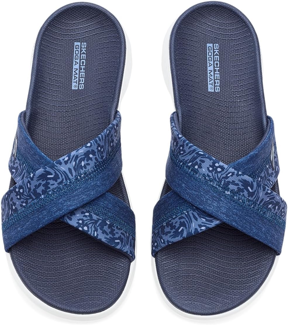 Skechers womens On-the-go Go Walk Flex Sandals W/Floral Print