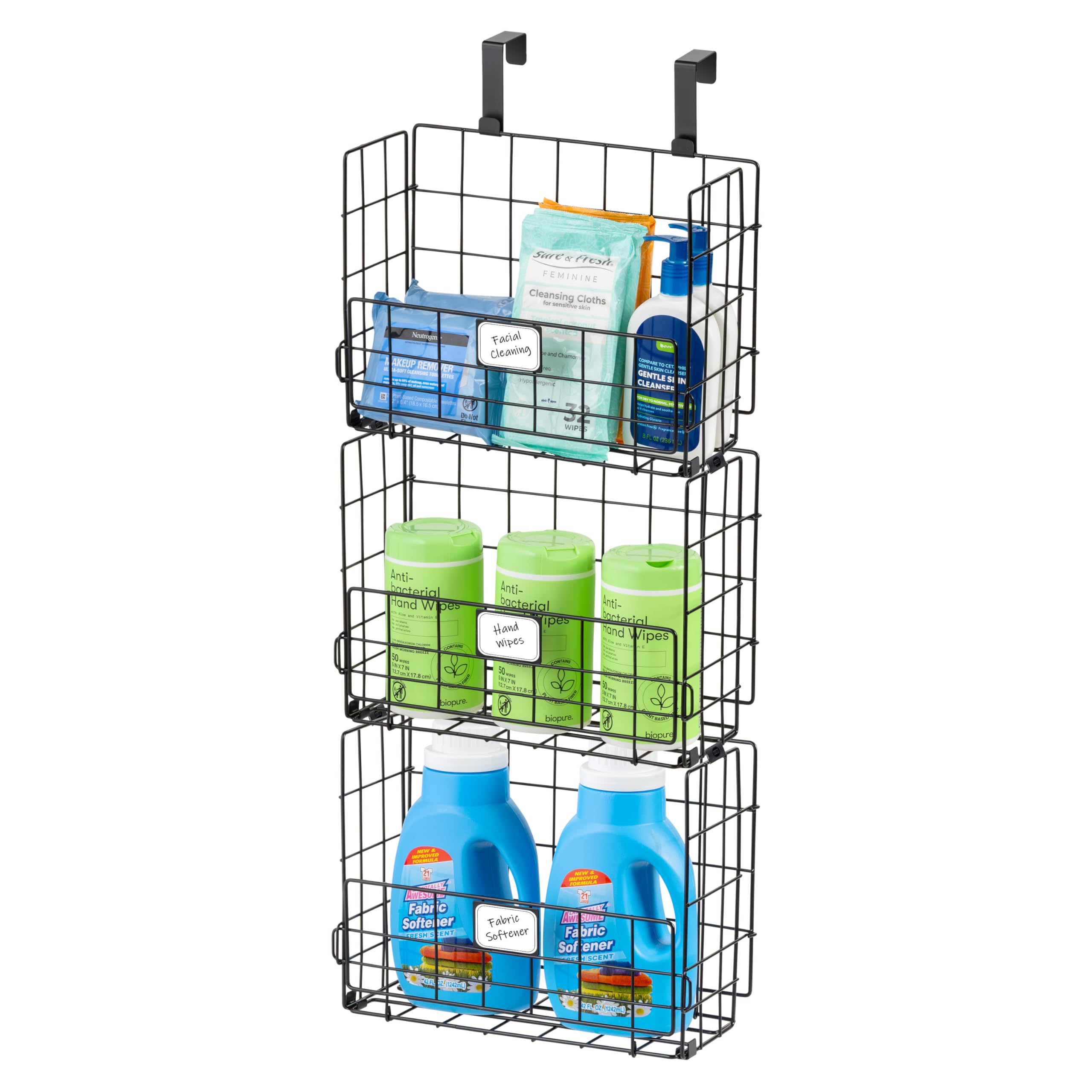 Amazon.com: IRIS USA Over The Door Organizer, 3 Pack, Hanging or
