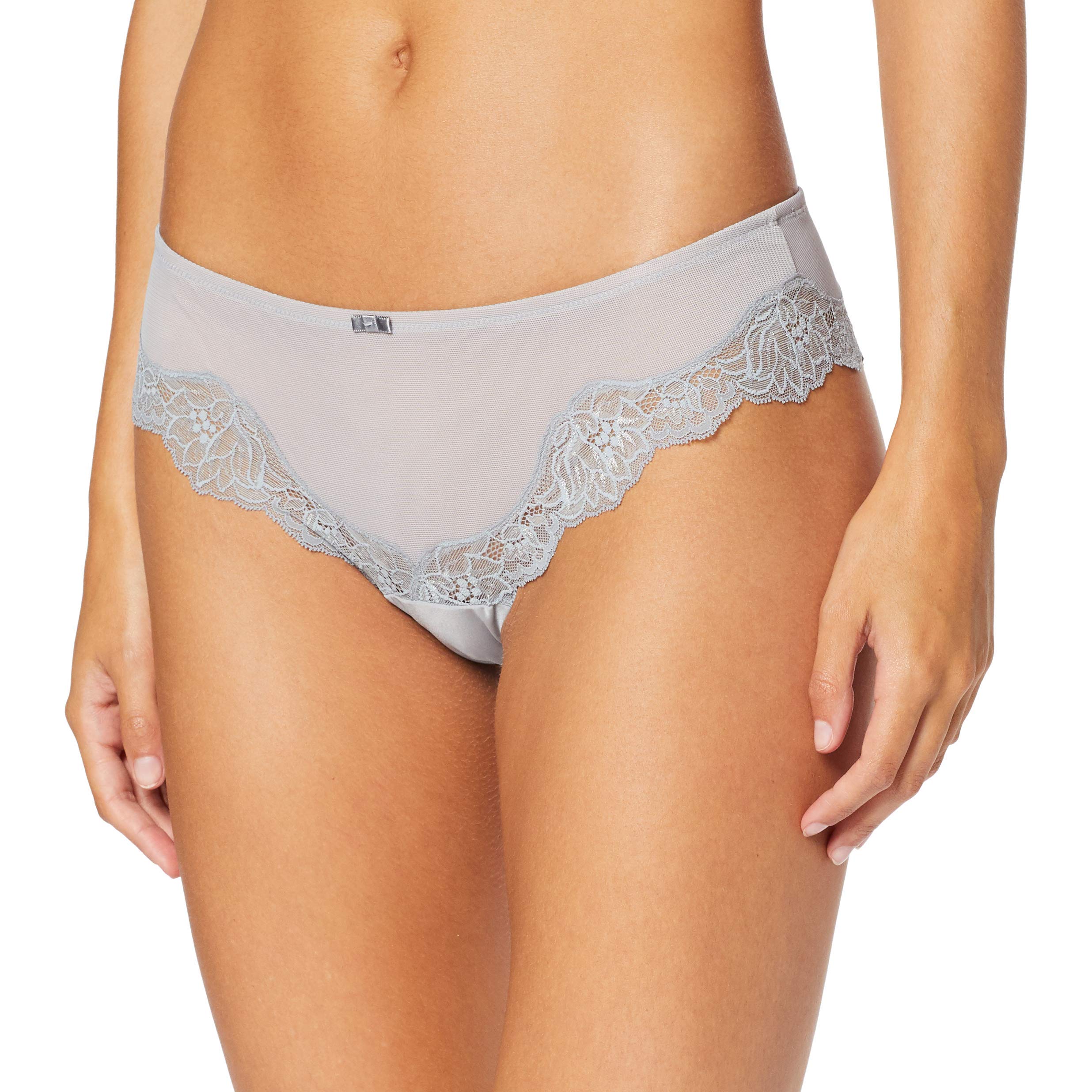 Triumph Women's Amourette Charm Brazilian Knicker, Grey, 18 (Size: 46)