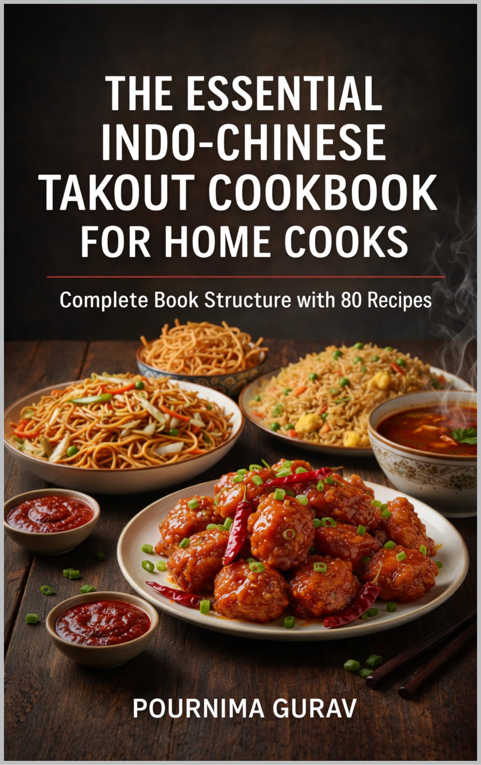 The Essential Indo-Chinese Takeout Cookbook for Home Cooks: Complete Book Structure with 80 Recipes (English Edition)