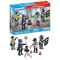 PLAYMOBIL | Action Heroes | Set personaggi della polizia | Personaggi giocattolo