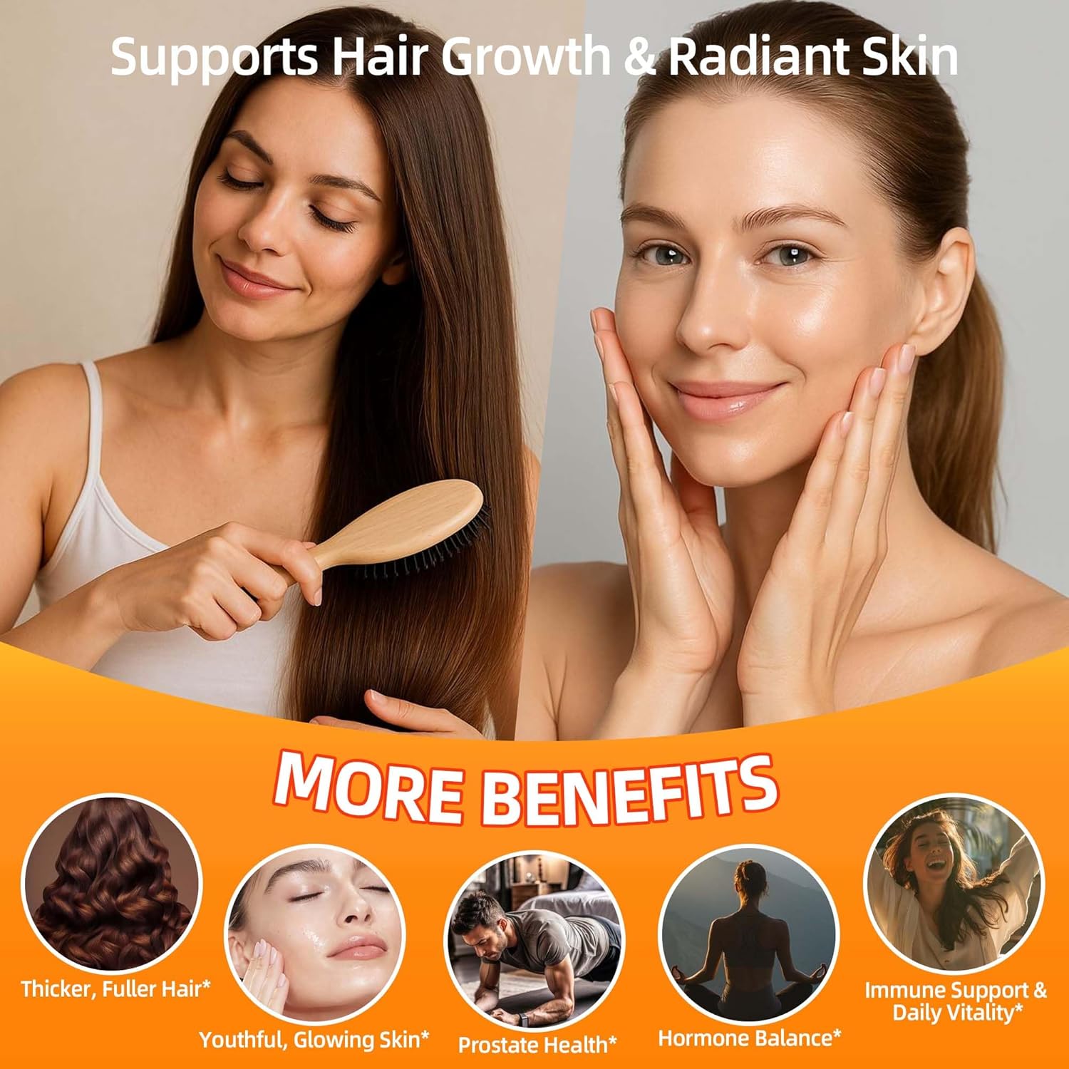 Pumpkin Seed Oil Gummies with Saw Palmetto | 5200mg Cold-Pressed Extract for Hair Growth, Prostate & Skin Health | Sugar-Free Pumpkin Oil Supplement for Men & Women | Pineapple Flavor, 60 Gummies - Image 4