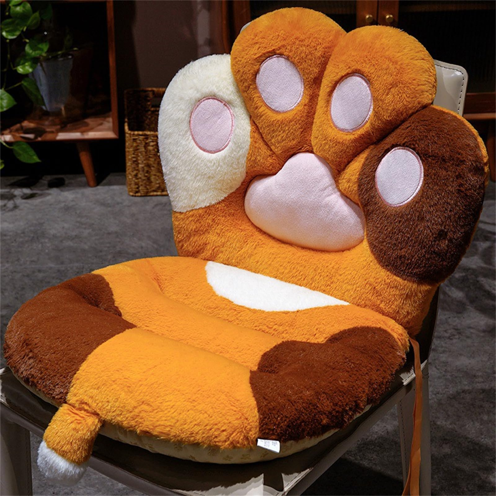 Cojín para silla con forma de peluche con relleno de algodón PP suave para el hogar, oficina, suelo, almohada de algodón PP