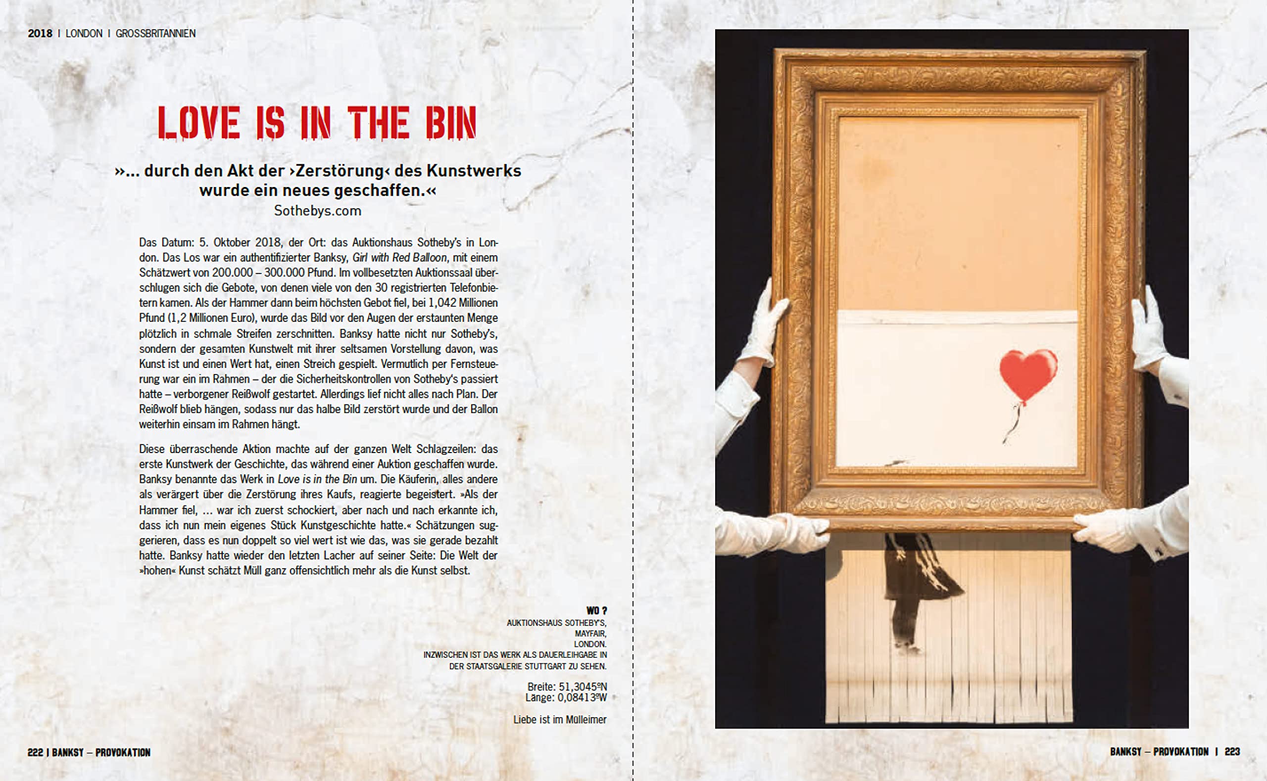 BANKSY PROVOKATION Street Art als politisches Statement: Überblick über Banksys Werke & Entwicklung als Künstler | Analysen berühmter Graffitis wie ... Alle Werke in einem Buch (Midas Collection)