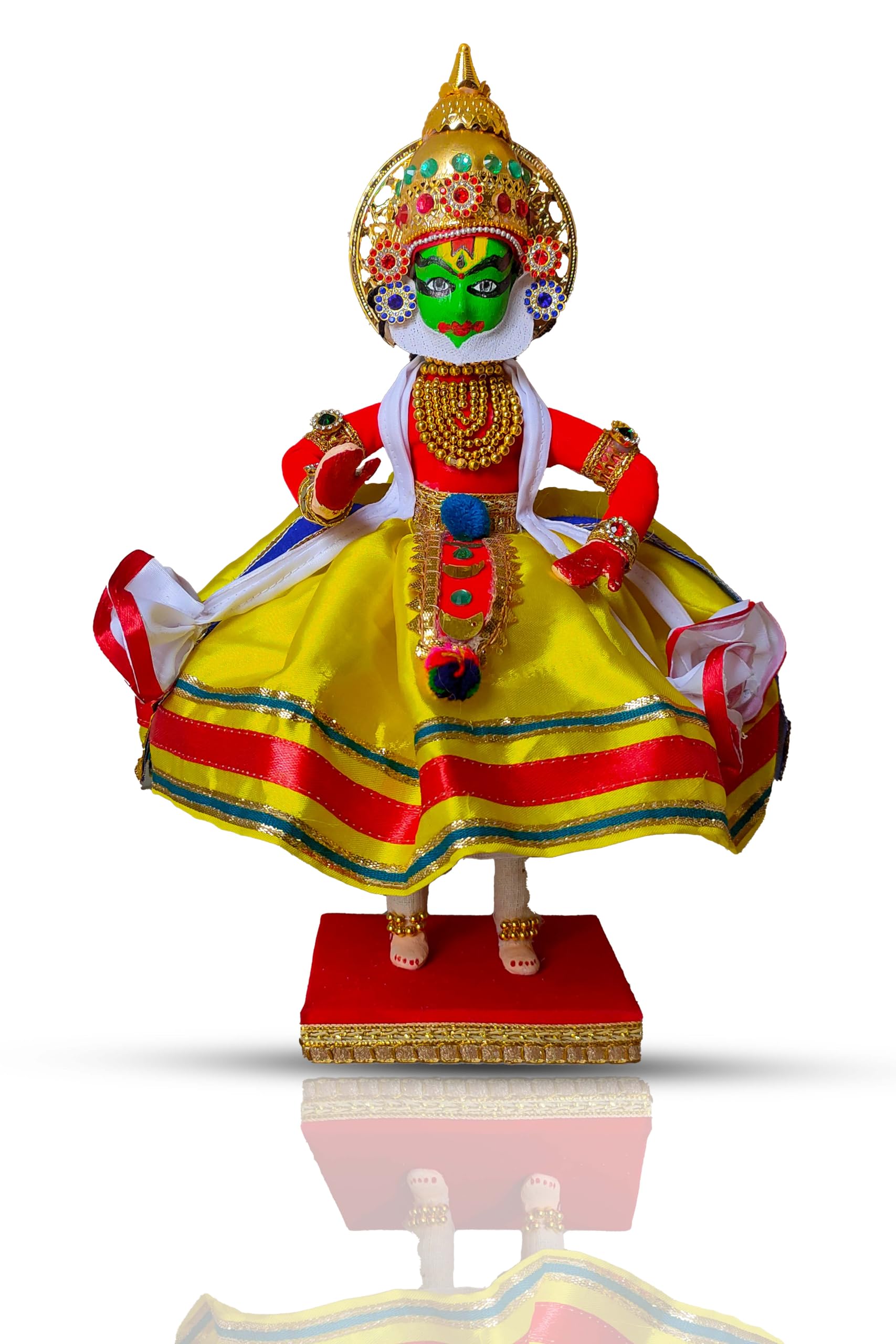 Kathakali Dance Doll: Handcrafted Elegance for Your Home Décor (B0D1X85R9L) Amazon Price History, Amazon Price Tracker