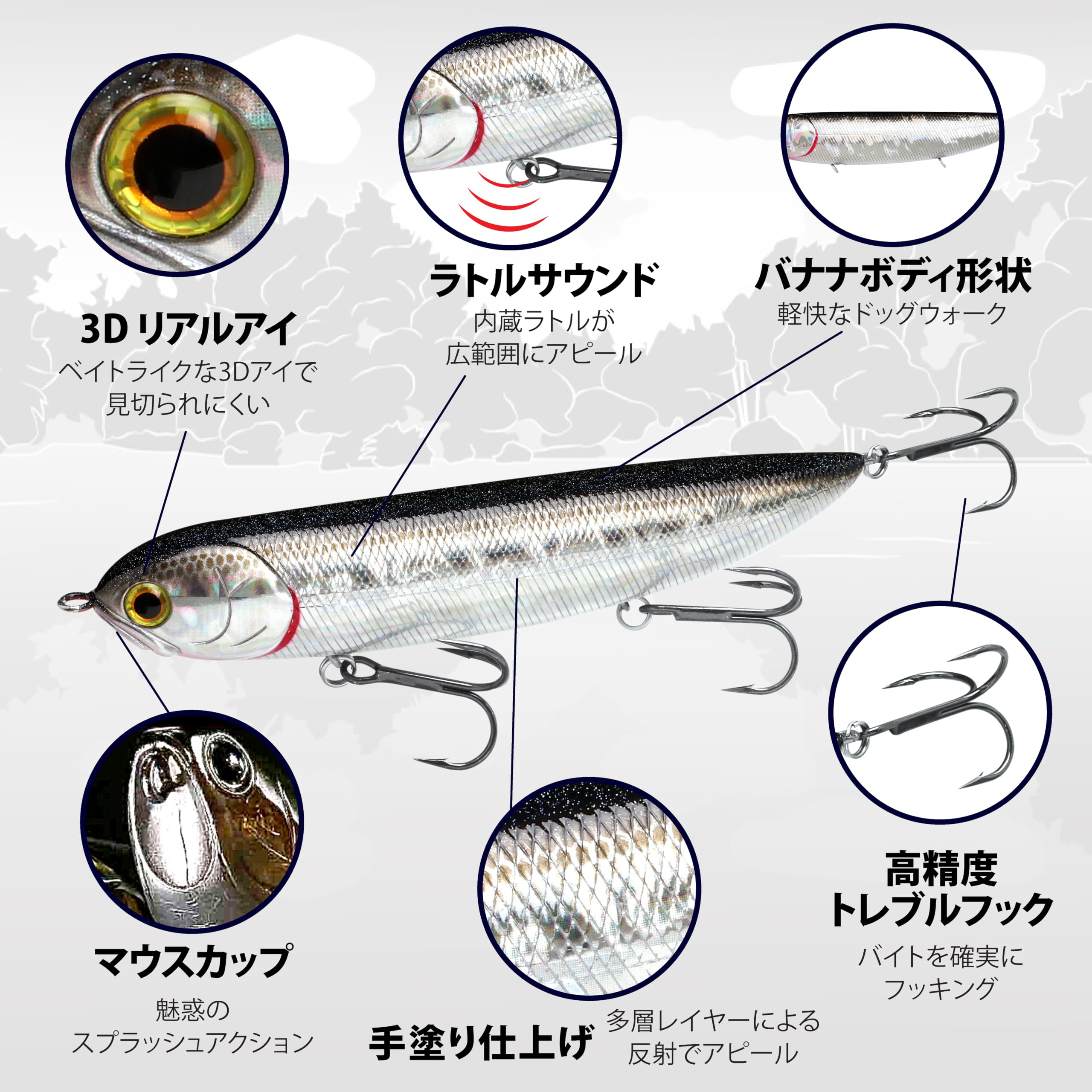 Amazon.co.jp: ラッキークラフトUSA(LUCKY CRAFT)スーパーサミー132