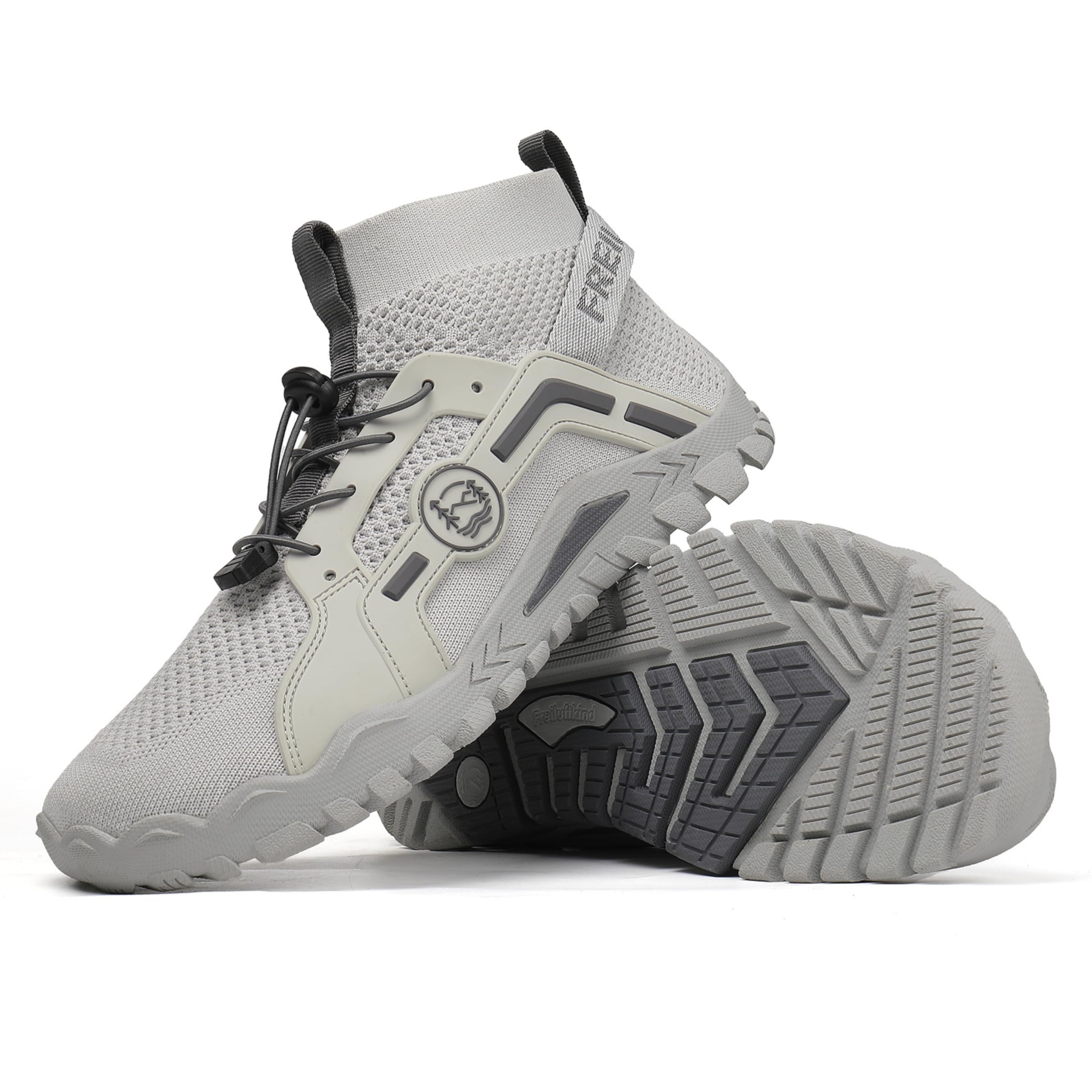 Freiluftkind® Tarka Barfußschuhe Herren Damen mit Trekking-Sohle – Mit Deutschen Orthopäden entwickelt – Nullabsatz, breite Zehenbox und Slip-In Stretch für Wandern, Outdoor und Alltag