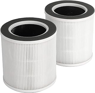 VK-6067B H13 True HEPA Replacement Filters, Compatible with Vremi and HOKEKI VK-6067B Air Purifier, 3-in-1 H13 Grade True HEPA and Activated Carbon Filter Set (2 - Set)