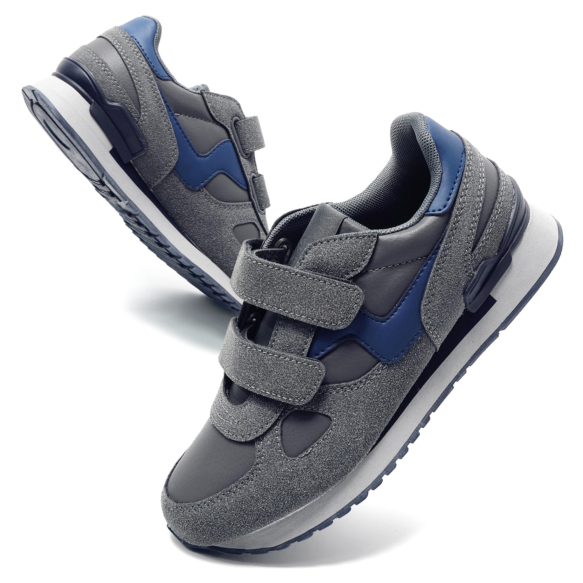 Jomix Sneakersy damskie i męskie, buty do biegania, tenisówki, skórzane trampki damsko-męskie, oddychające i wygodne