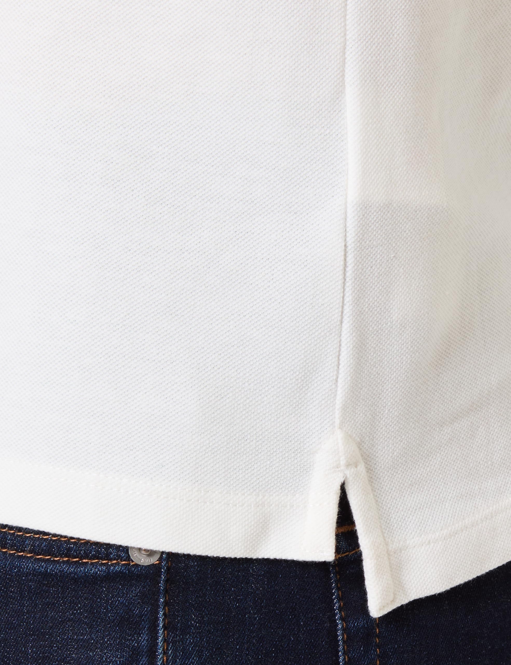 Pepe Jeans Męska koszulka polo, M Basic Long Polo, biała (Mousse-White), S, biały (mus-biały), S