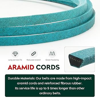 Amazon.com : Blue Aramid Cord Deck Belt 954-04329 for MTD