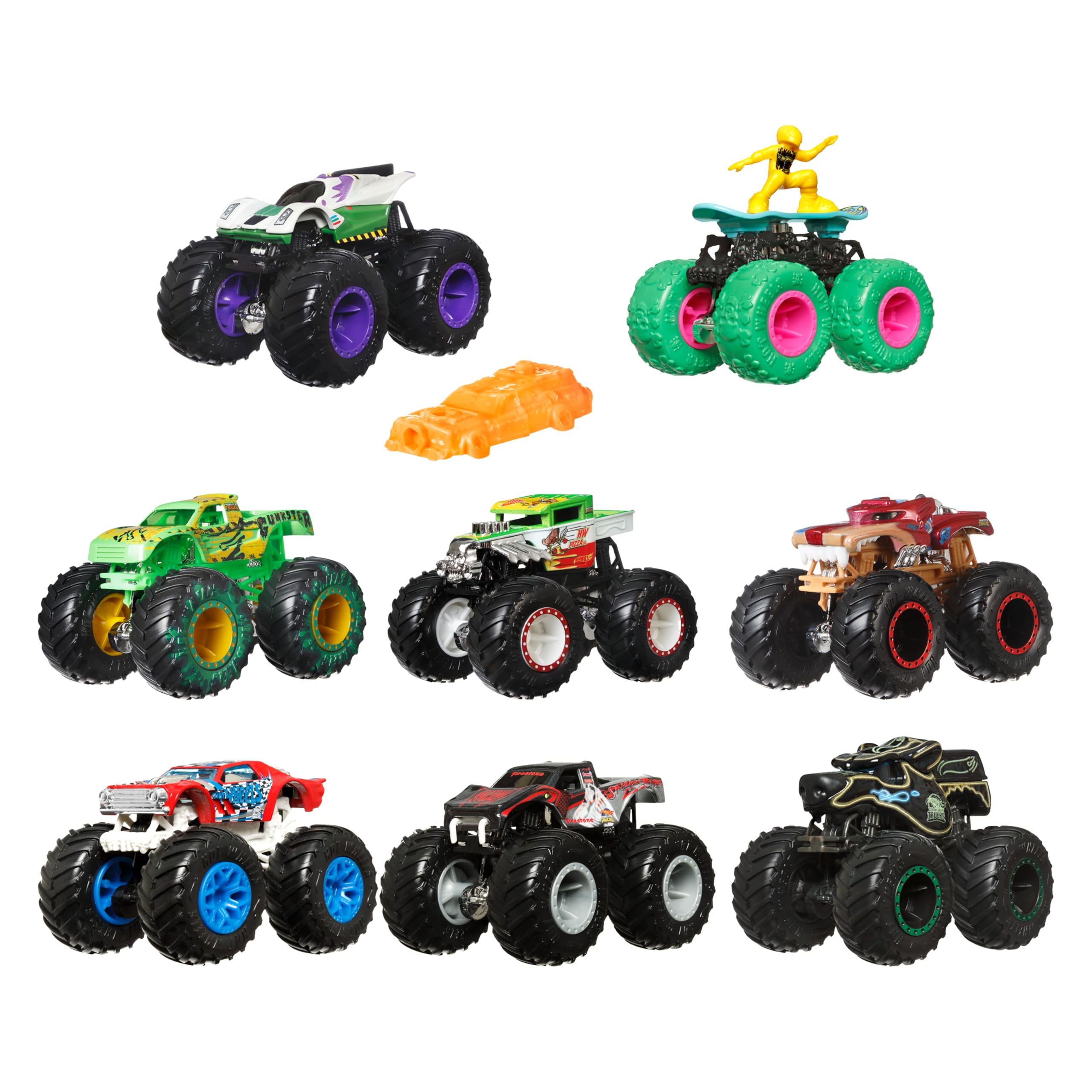 Hot Wheels Monster Truck Coches de Juguetes 1:64 (Modelos Surtidos, selección aleatoria), FYJ44