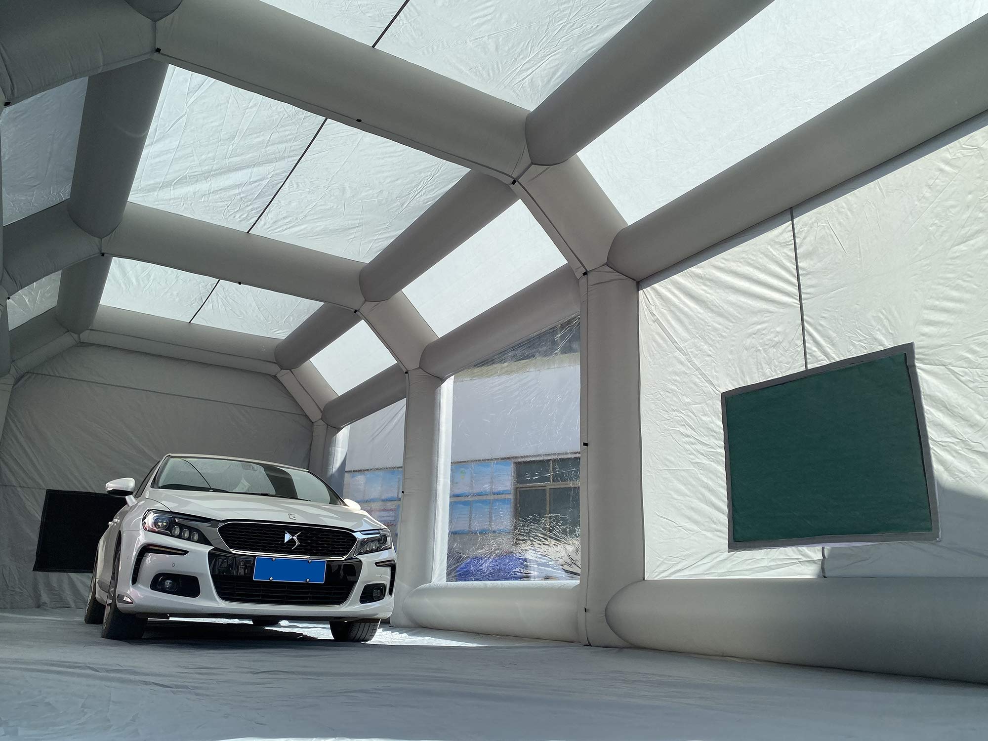 Buy 39x16.5x13Ft Sewinfla Paint Booth with Blowers 750W+950W+950W Blow