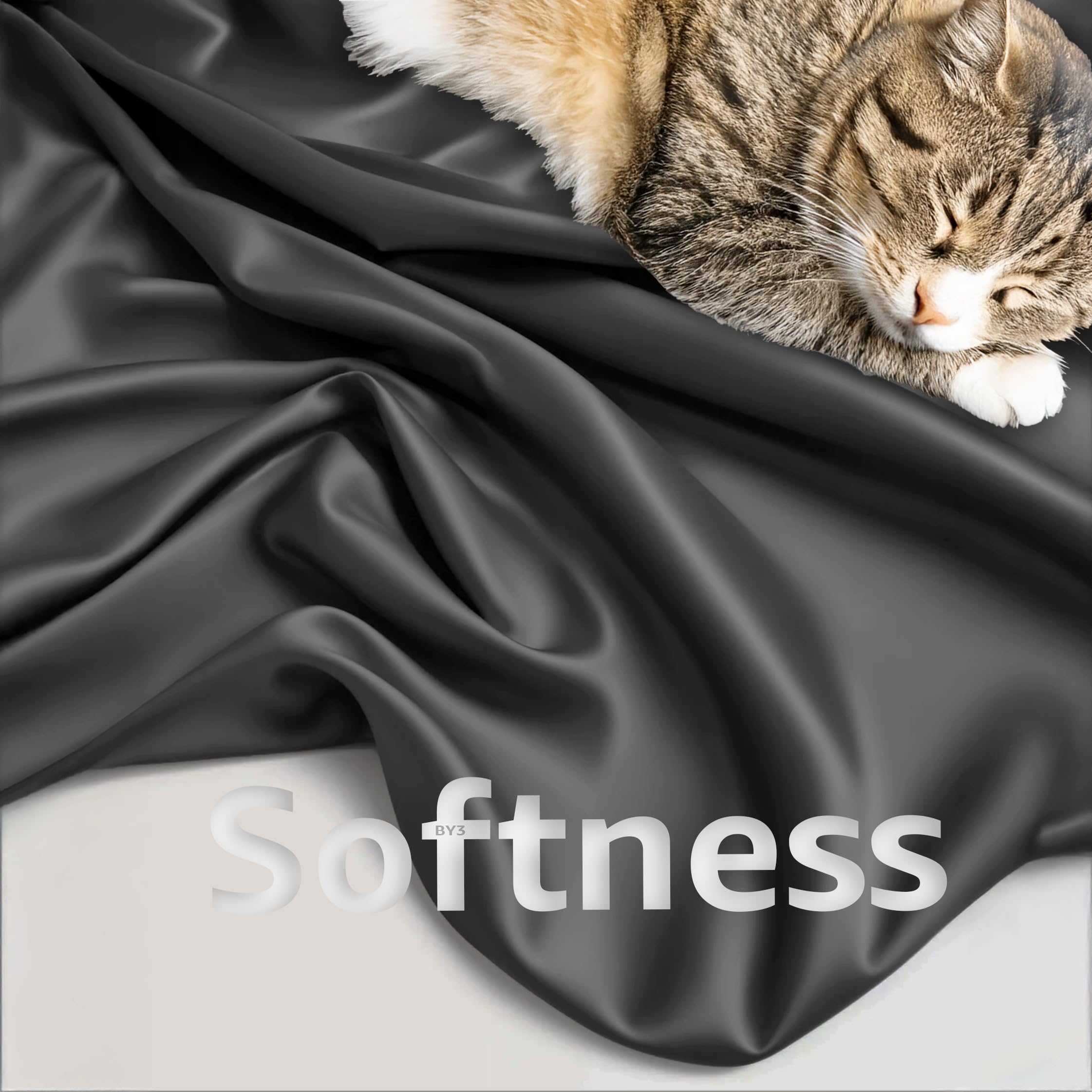 Byour3 – Tagesdecke SUPER wasserdichte Bettschutz Fleckenbeständig für Doppelbett Einzelbett Anti-Schimmel Anti-Tierhaar Katzen Hunde Haustiere Kinder Waschbare Decke (Bleigrau, Queen Size)