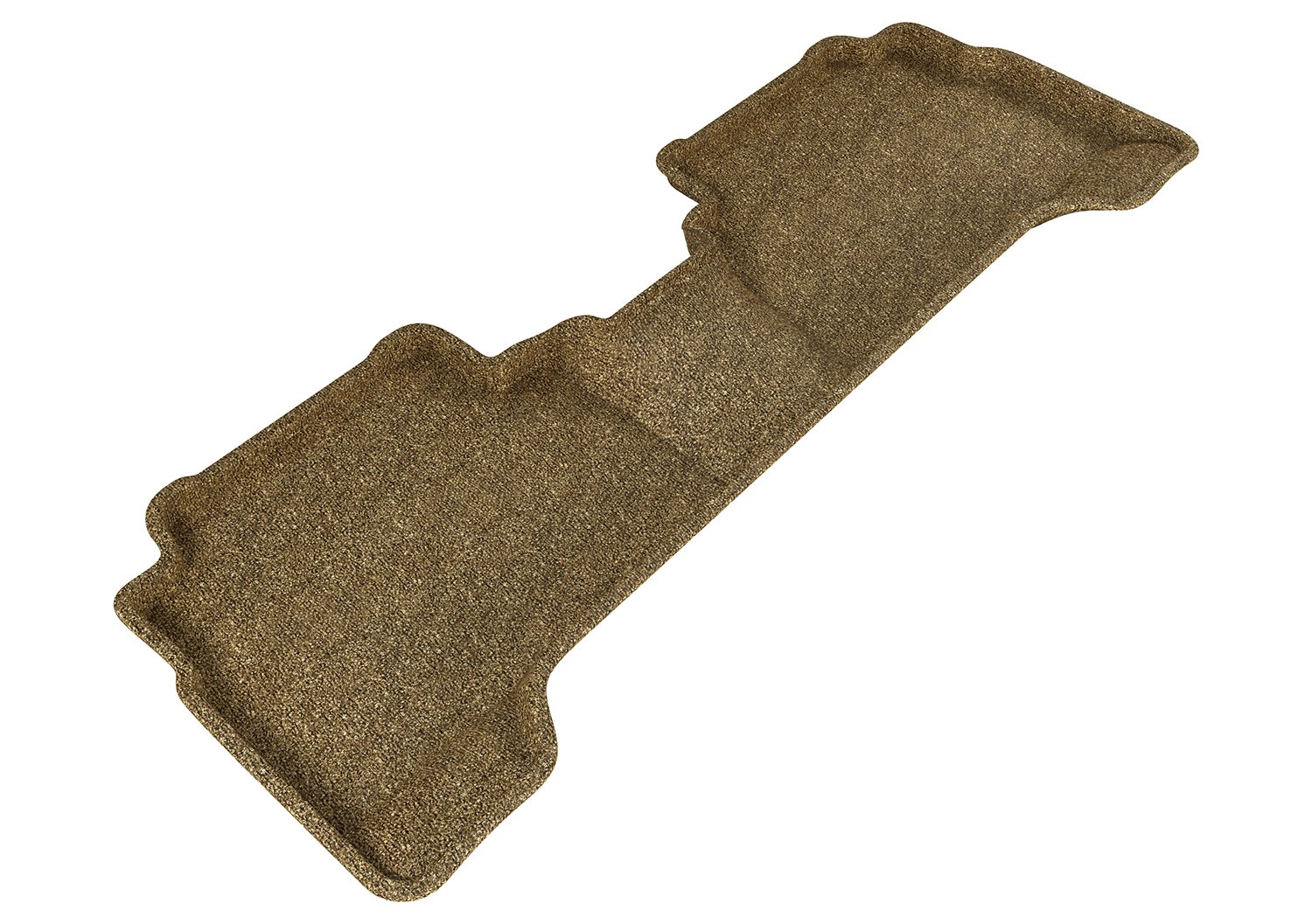 3D MAXpider Second Row Custom Fit Floor Mat for Select Ford Escape Models - Classic Carpet (Tan)