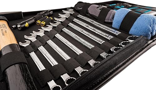 Miniatura 4 de Hazet 152064 Premium Funda de piel (aplicaciones flexibles para el hogar y el taller) incluyendo martillo, alicates, llave de anillo, juego de