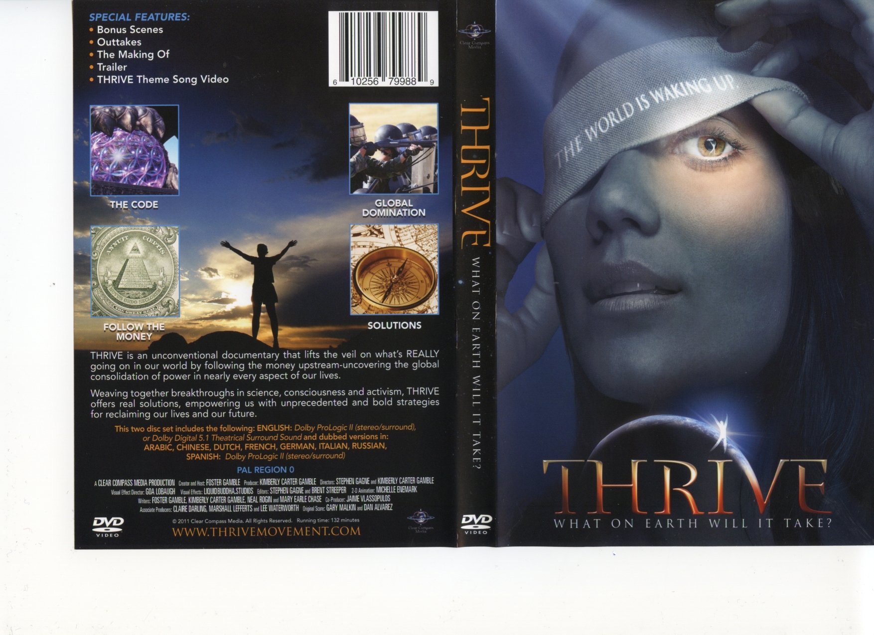 THRIVE DVD - le Monde se réveille (AVEC BANDE SON FRANCAIS)