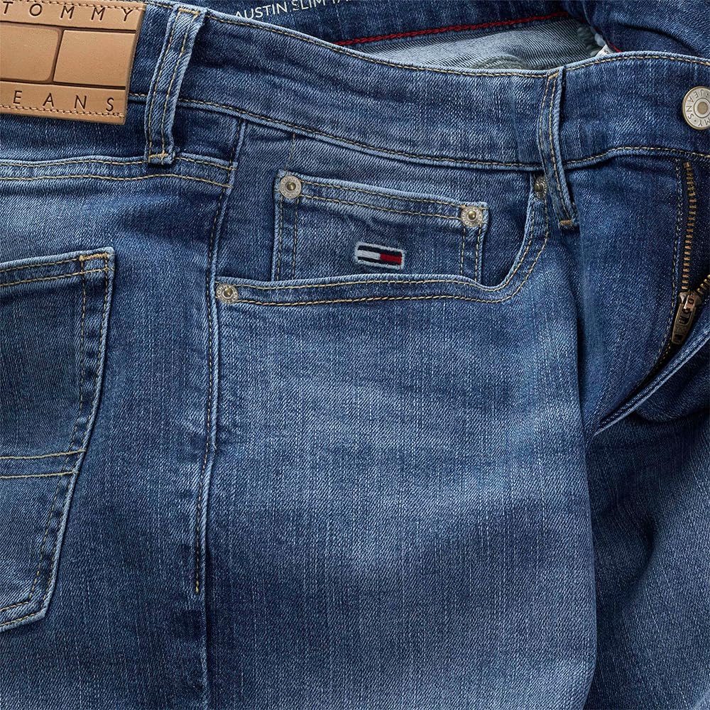 Tommy Jeans Austin Slim TPRD DH0235 DM0DM210531A5030 zwężany, Denim (Denim Medium), 3630, Denim (dżins średni), 30W / 36L
