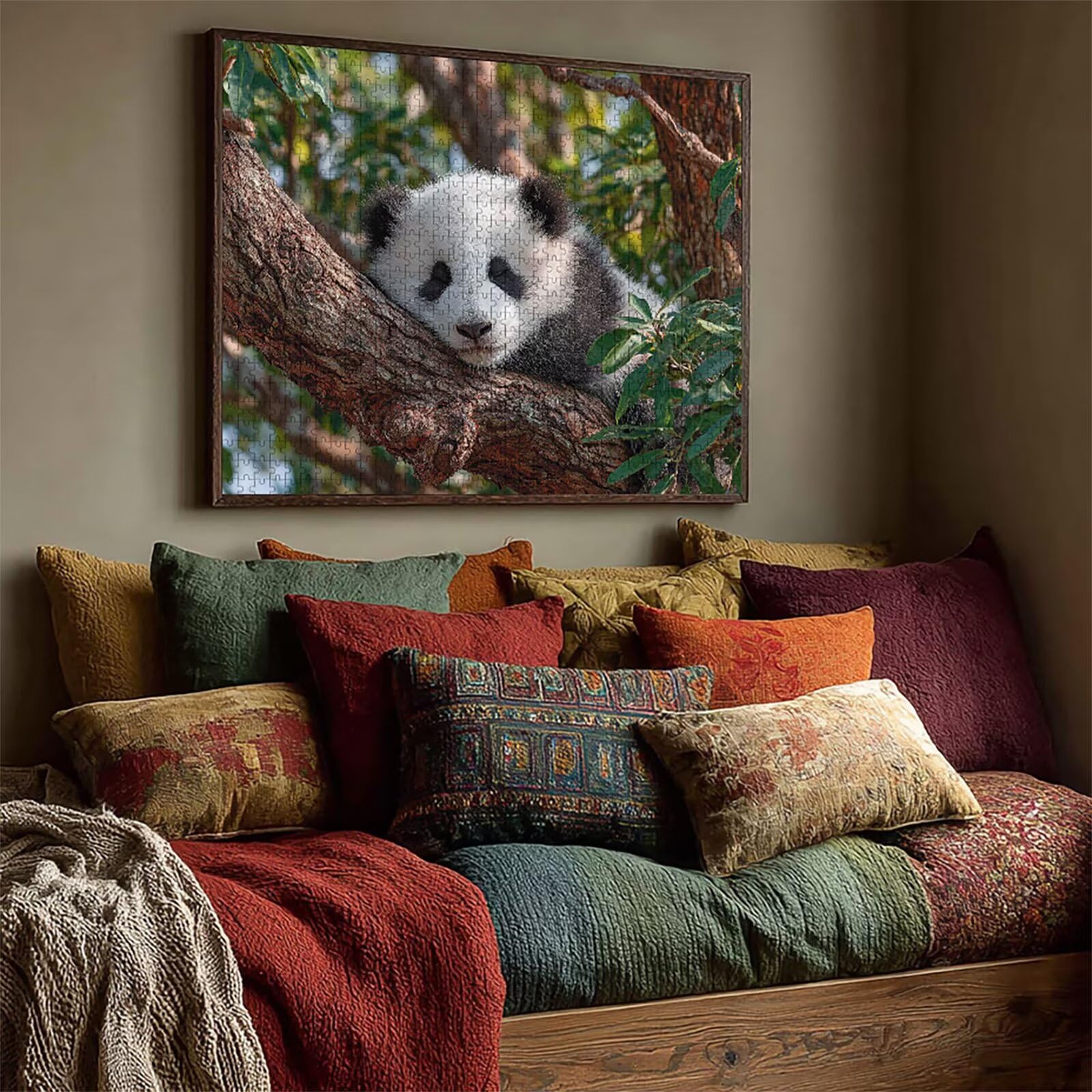 Pianta Puzzle 6000 Pezzi Adulti, Puzzle Legno con Scatola 179x105cm, DIY Giochi Divertenti per Familiar, Idea Regalo Uomo e Donna, Squisita confezione Regalo, Estate Decorazioni Casa, (Panda) R-9978