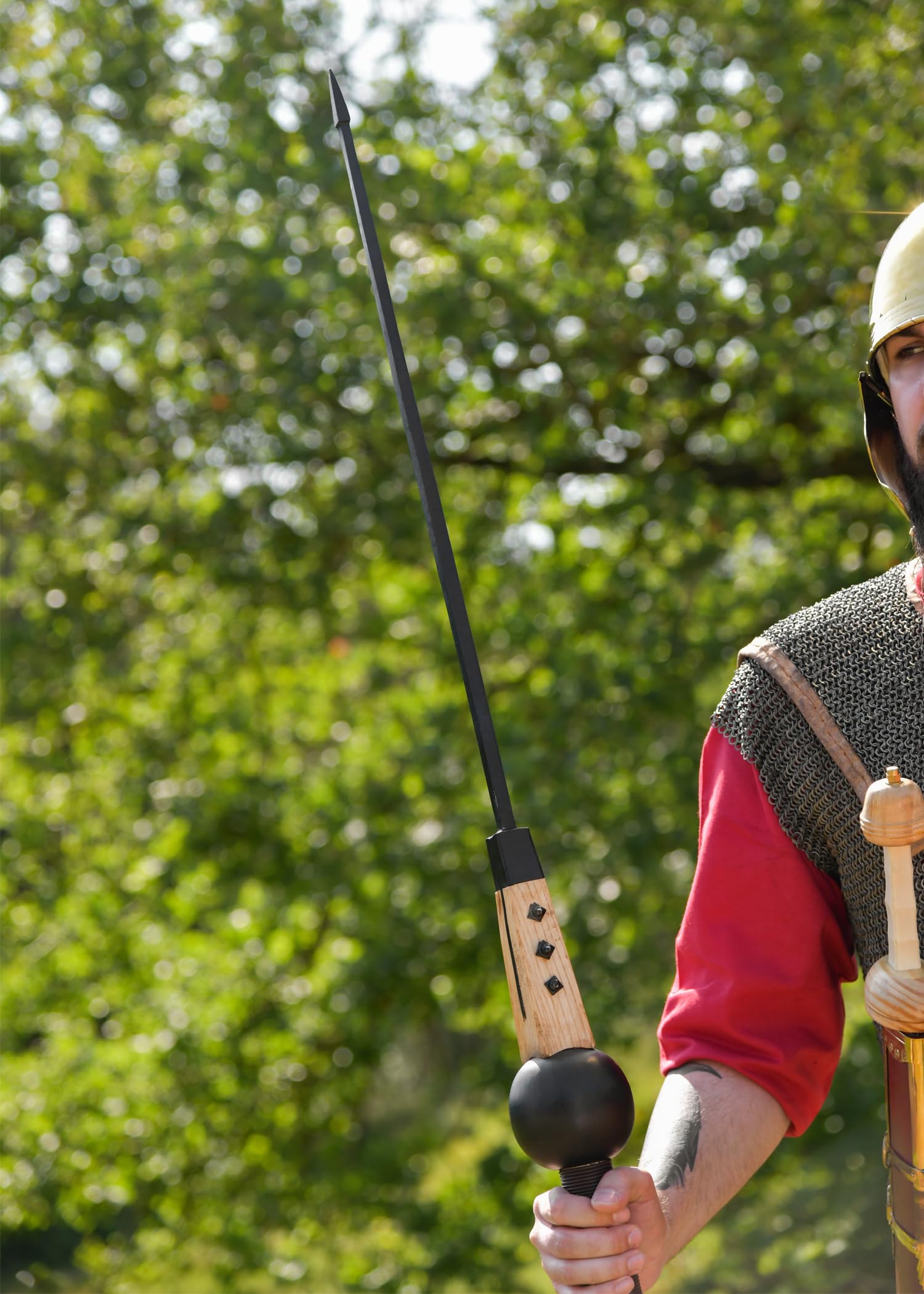 Battle-Merchant - Pilum mit Hartholzschaft, unmontiert - Römischer Speer - Dekorative Lanze - Legionär - Antike