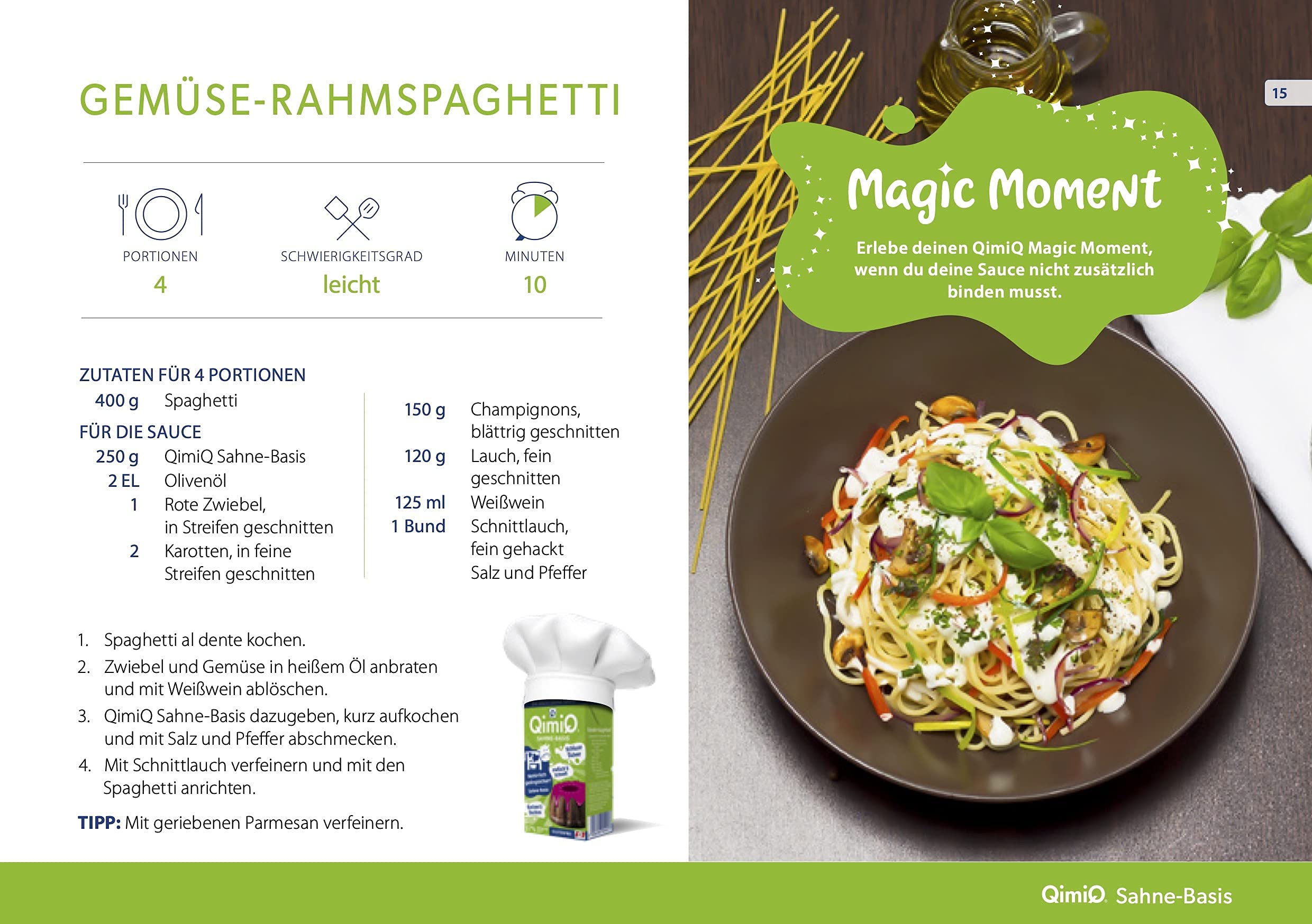 QimiQ Sahne Basis (12 x 250g)