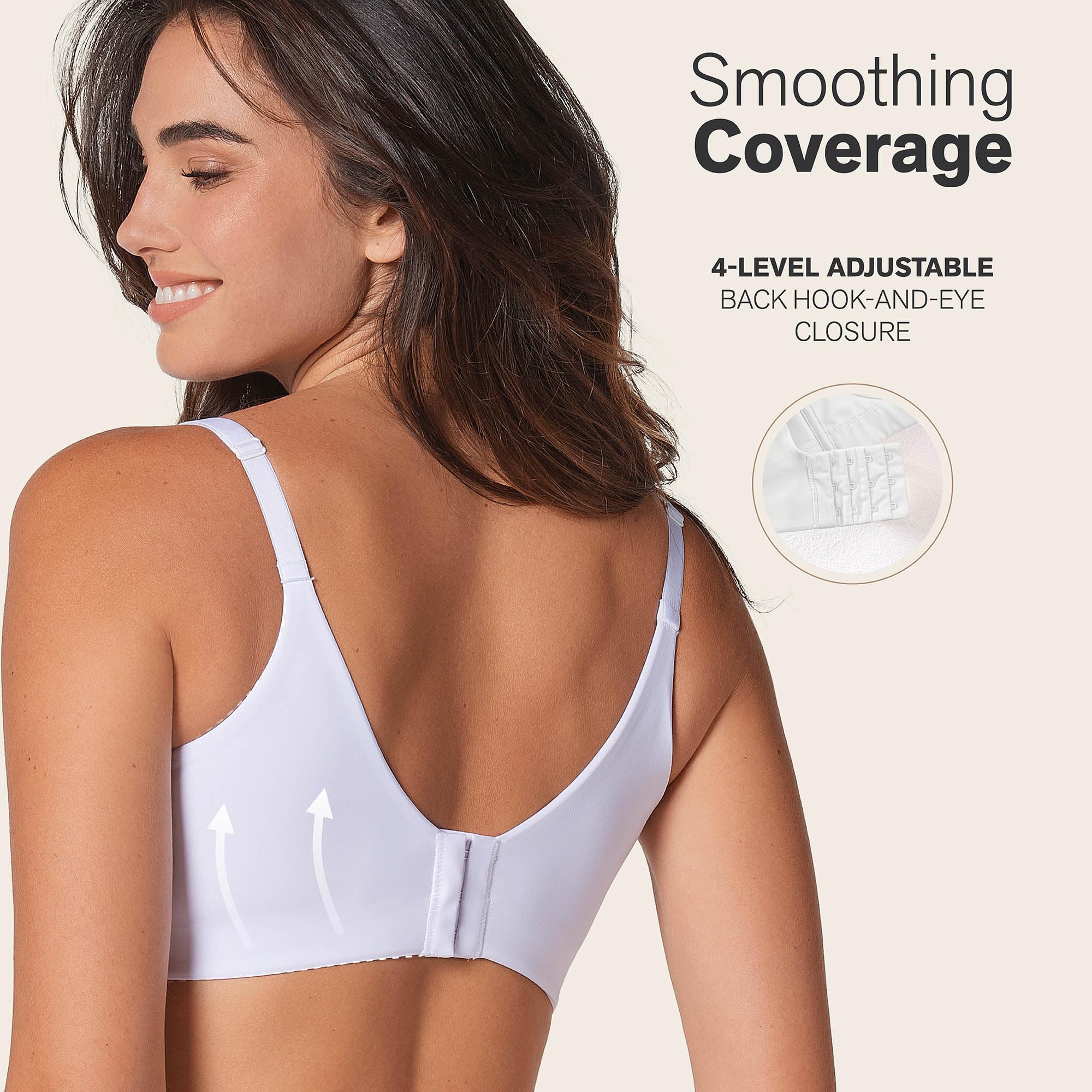 Leonisa Soutien-Gorge à Push-up Doux avec aisselles et Dos très couvrants