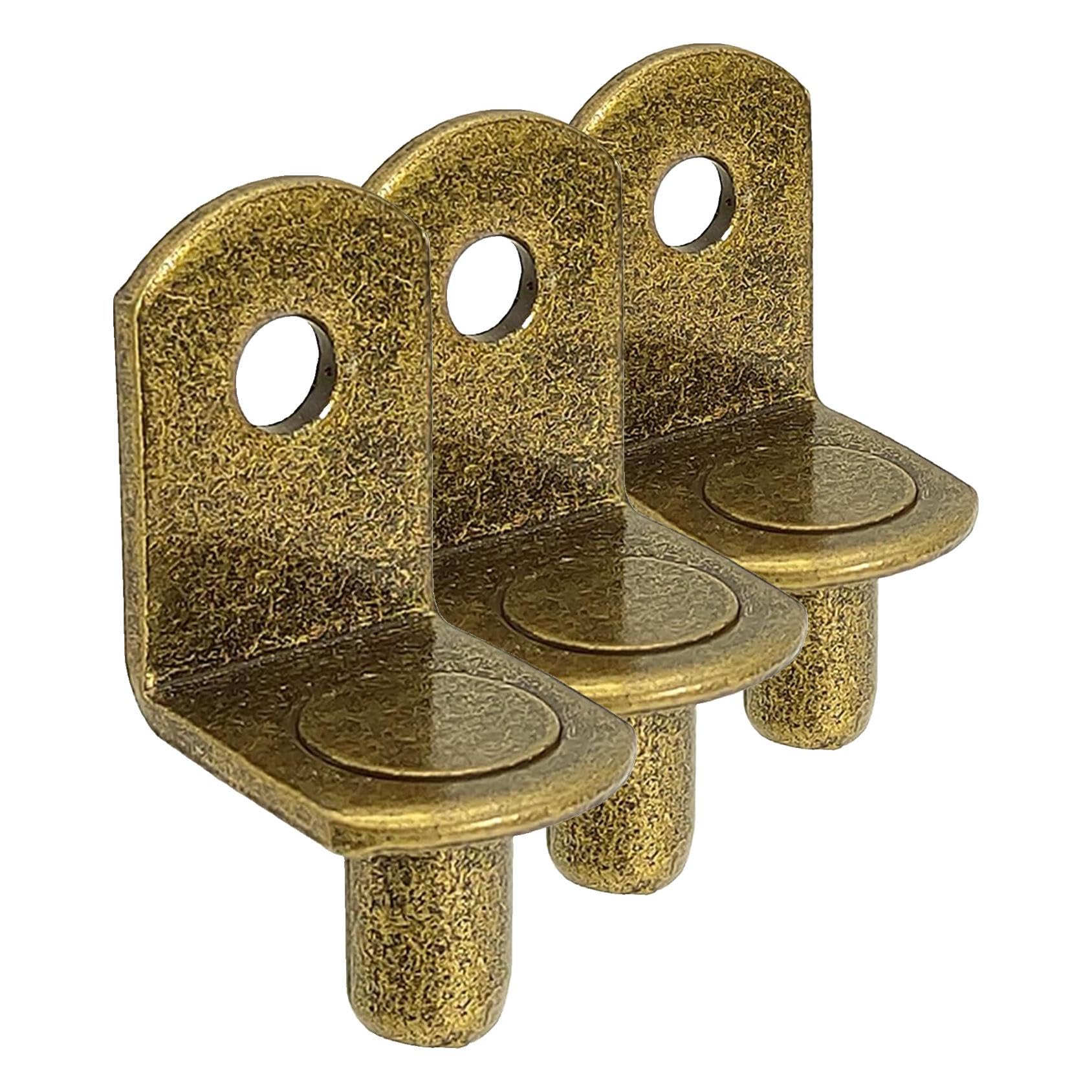 40 Pcs Shelf Support Pegs,1/4 Inch Diameter Shelf Bracket Pegs with Hole,Nickel Plated L-Shaped Clips for Kitchen & Bookcase Shelf Cabinet Furniture Closet Shelf Pins Support — Amazon image 11