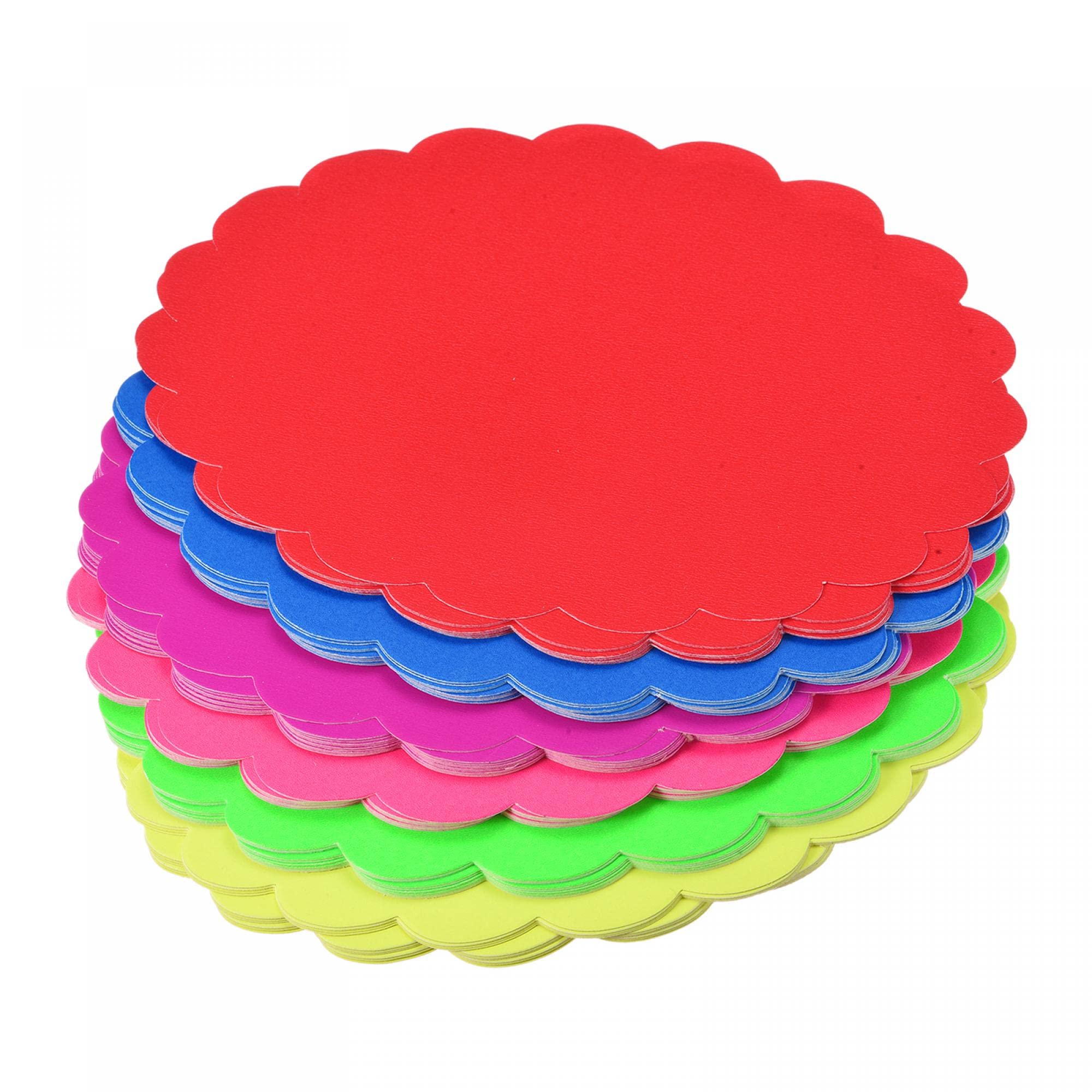 Sourcing Map Blank Sale Signs, Retail Price Tags, Neon Color, Pack of 60, Oval Shape, Price Display Signs, 60 Count