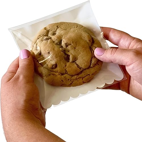 Miniatura 8 de BR Market - Bolsas de dulces para galletas, celofán, caras sonrientes de arcoíris, plástico autoadhesivo, 100 unidades de 5 x 5 pulgadas, recuerdos