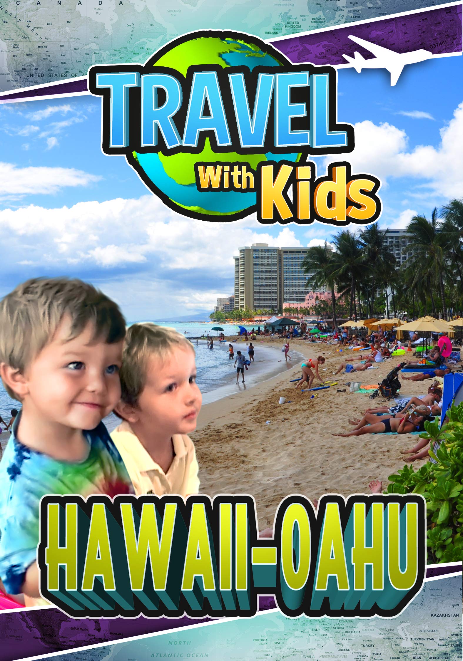 Guía de viaje Hawaii Oahu con niños en formato DVD para turismo familiar