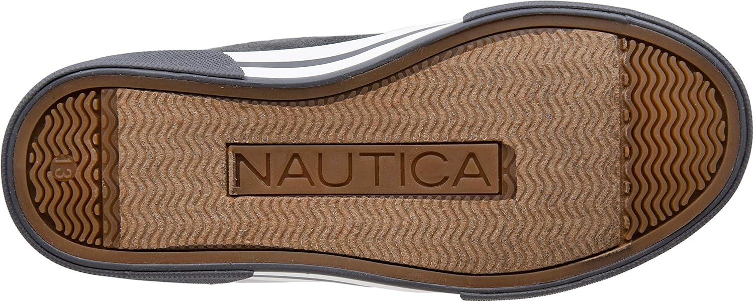  | Nautica Kids Horizon Sneaker-Lace Up Fashion Shoe- Boot Like High Top (Big Kid/Little Kid) | Sneakers
