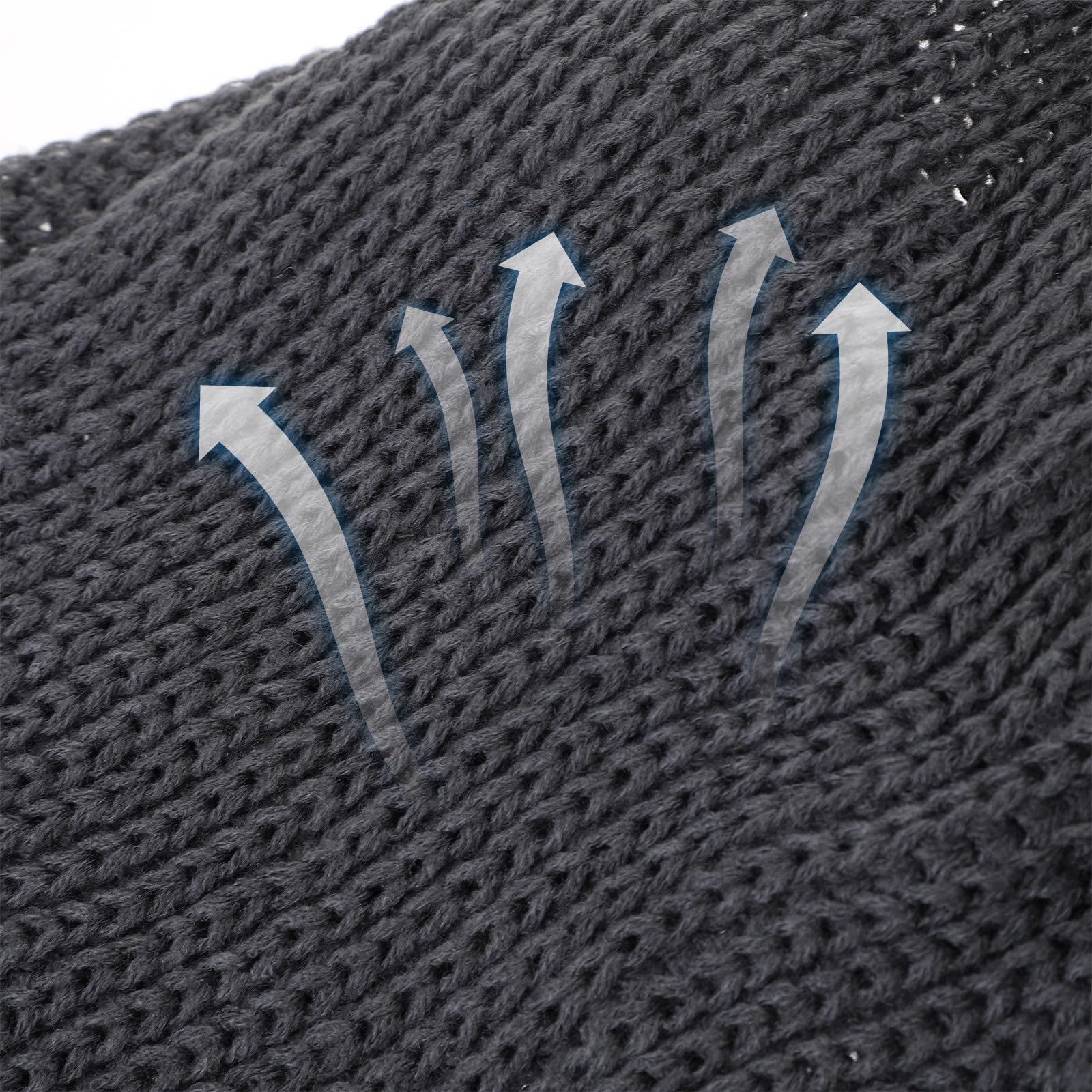 MAGICLULU Sciarpa Design Elastico per Mantenere Caldi Collo e Braccia con Maniche in Maglia Resistente e Acrilico Stile Coreano Autunno Inverno Unisex