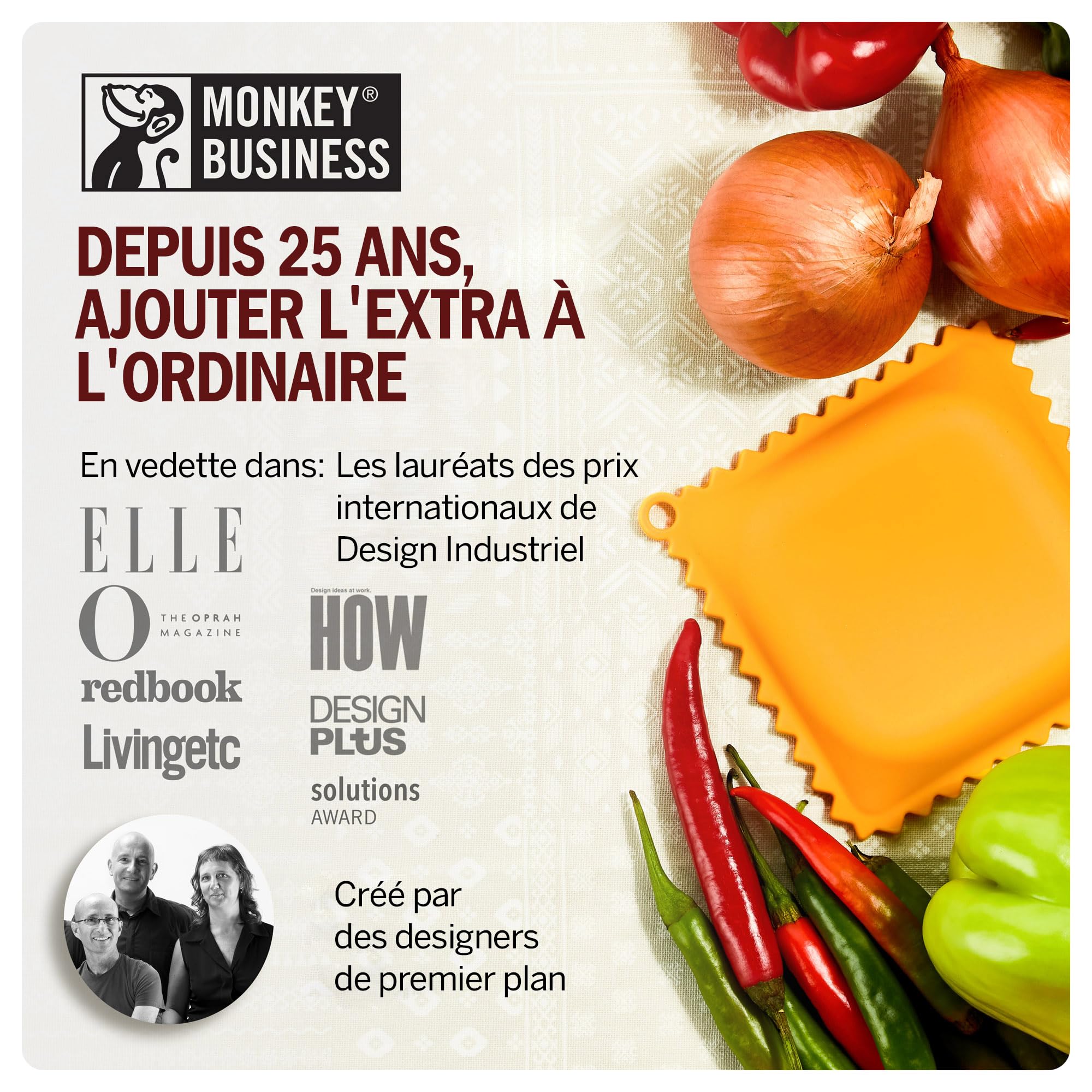 Porte-cuillère Ravioli Comptoir Cuisine Accessoire Cuisine Monkey Business