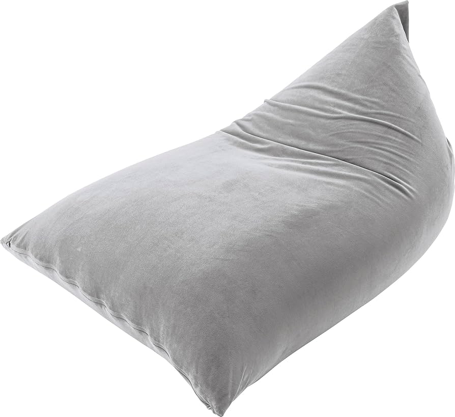 Amazon | 東谷(Azumaya-kk) ビーズクッション グレー W75×D110×H50 LSS