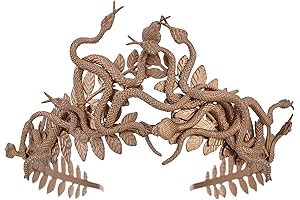 Gold Medusa Snake Crown