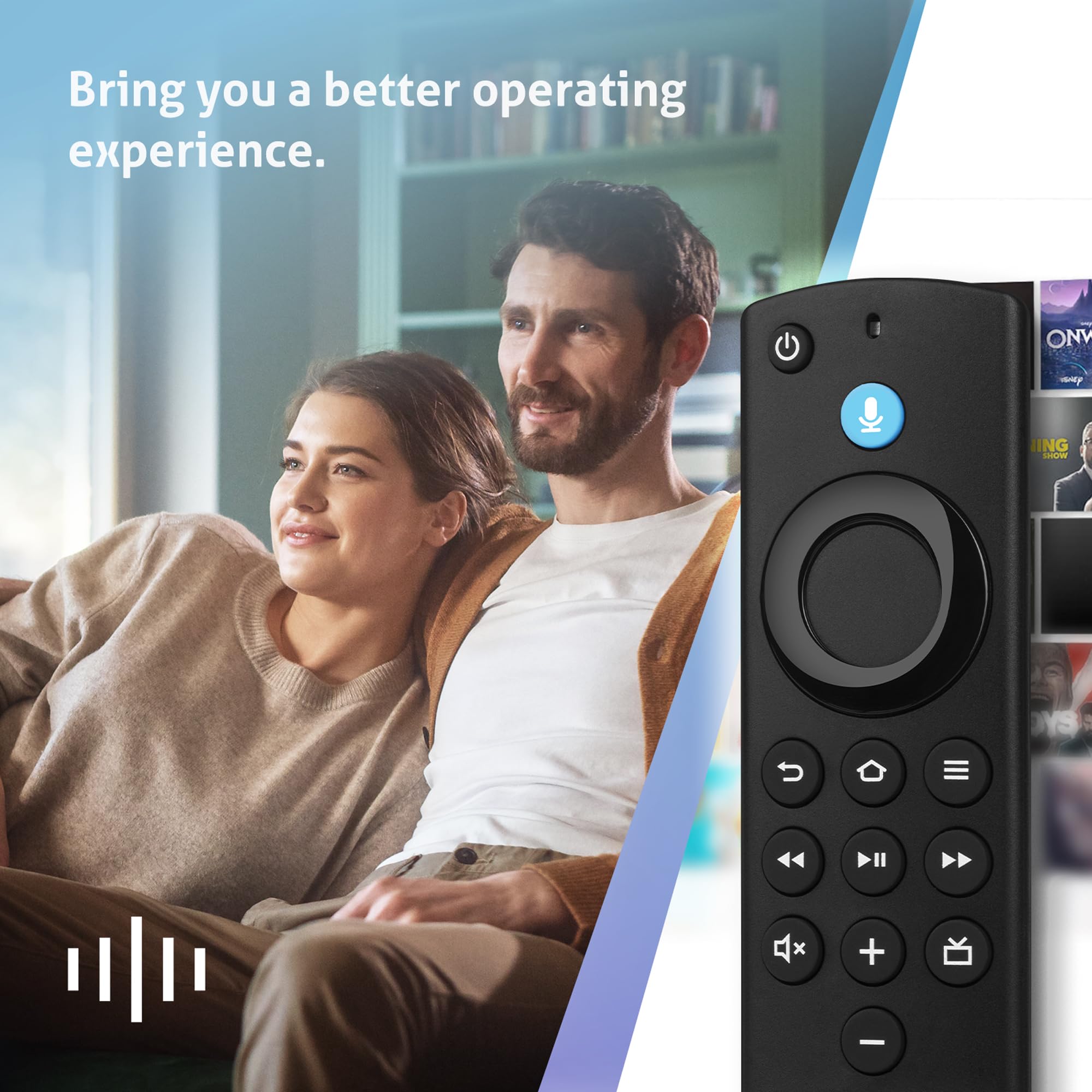 L5B83H Telecomando di ricambio vocale di seconda generazione, adatto per Smart TV di seconda generazione, Smart TV Cube, Smart TV Cube di 1a generazione, Smart TV Stick 4K, Smart TV Stick Lite,