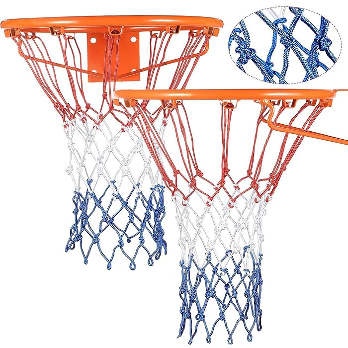 Buy DELFINO Basket Net, 2 Packs, Basketball Net Replacement Hoop Net for Almost Weather