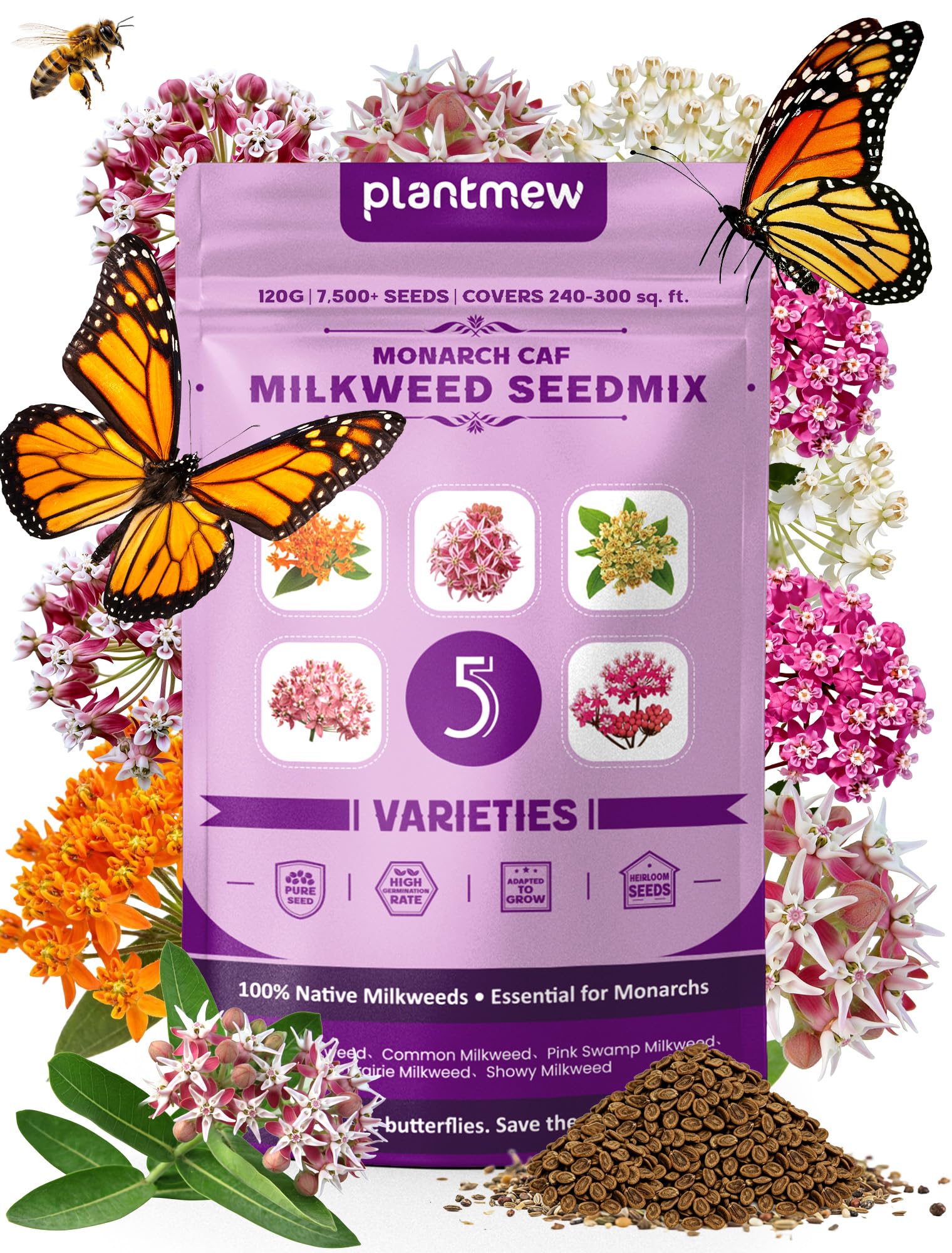 Monarch Cafe Milkweed Mix
