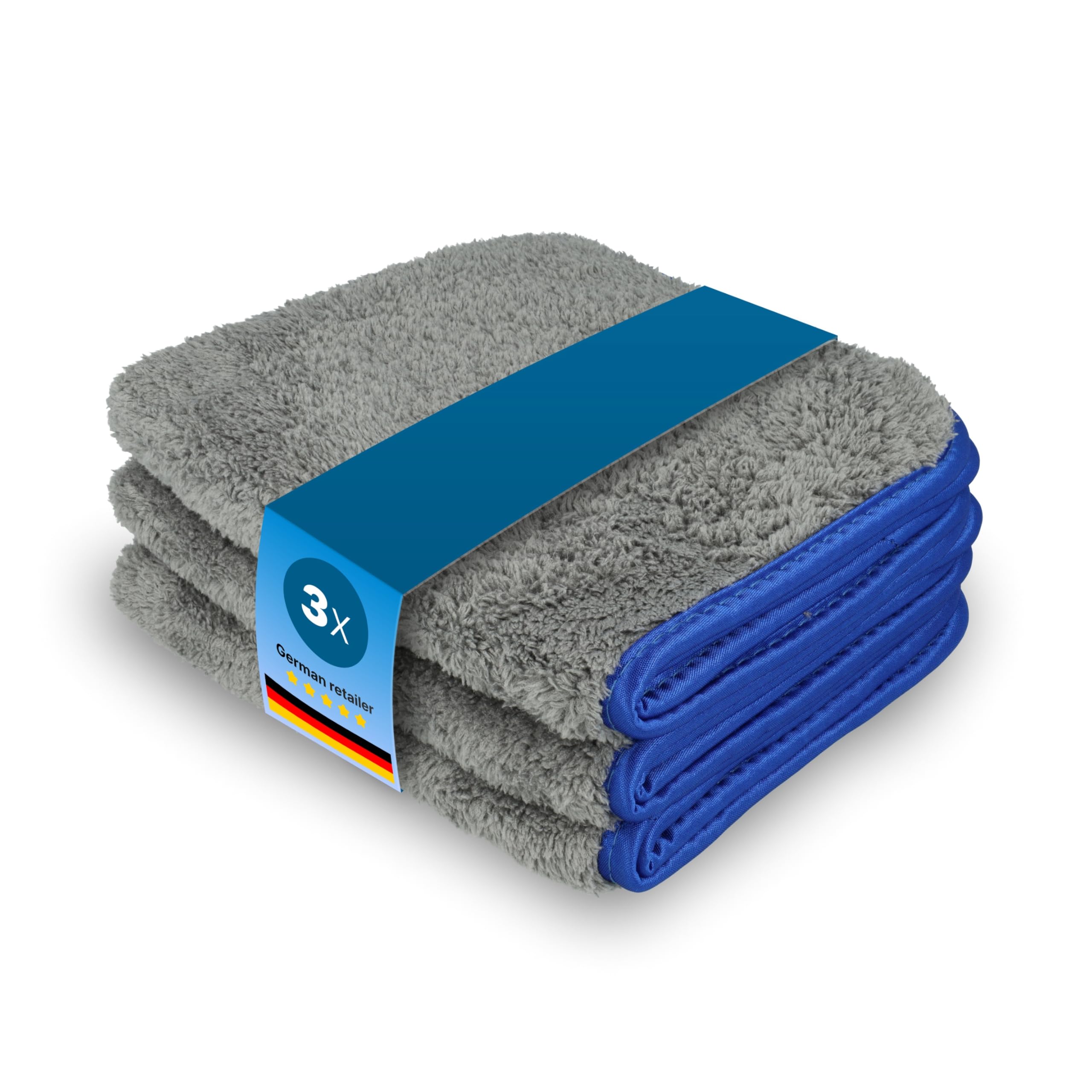 Chiffons en microfibre auto moto vhbw | Essuie-tout lavable réutilisable 40x40