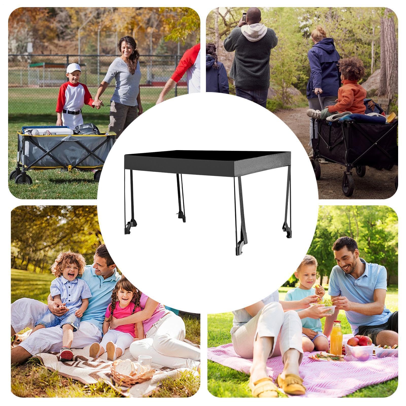 Générique Golf Cart Canopy Store Anti-UV Tissu Oxford 600D