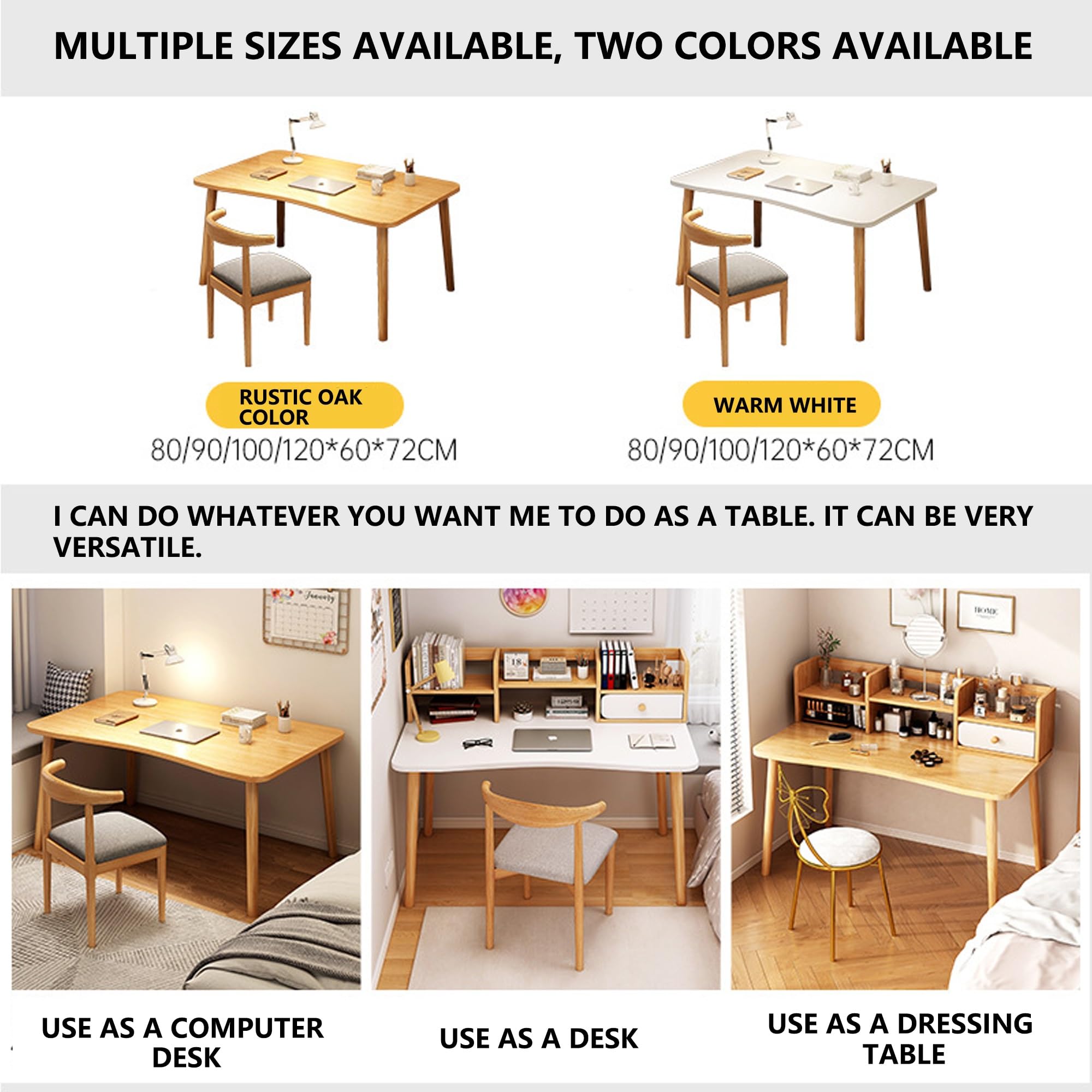 Escritorio Grande para Juegos para el hogar y la Oficina, Juego de Escritorio en Forma de L con Silla y Amplia Superficie de Trabajo | Mesa de computadora de Madera con Almacenamiento - escr