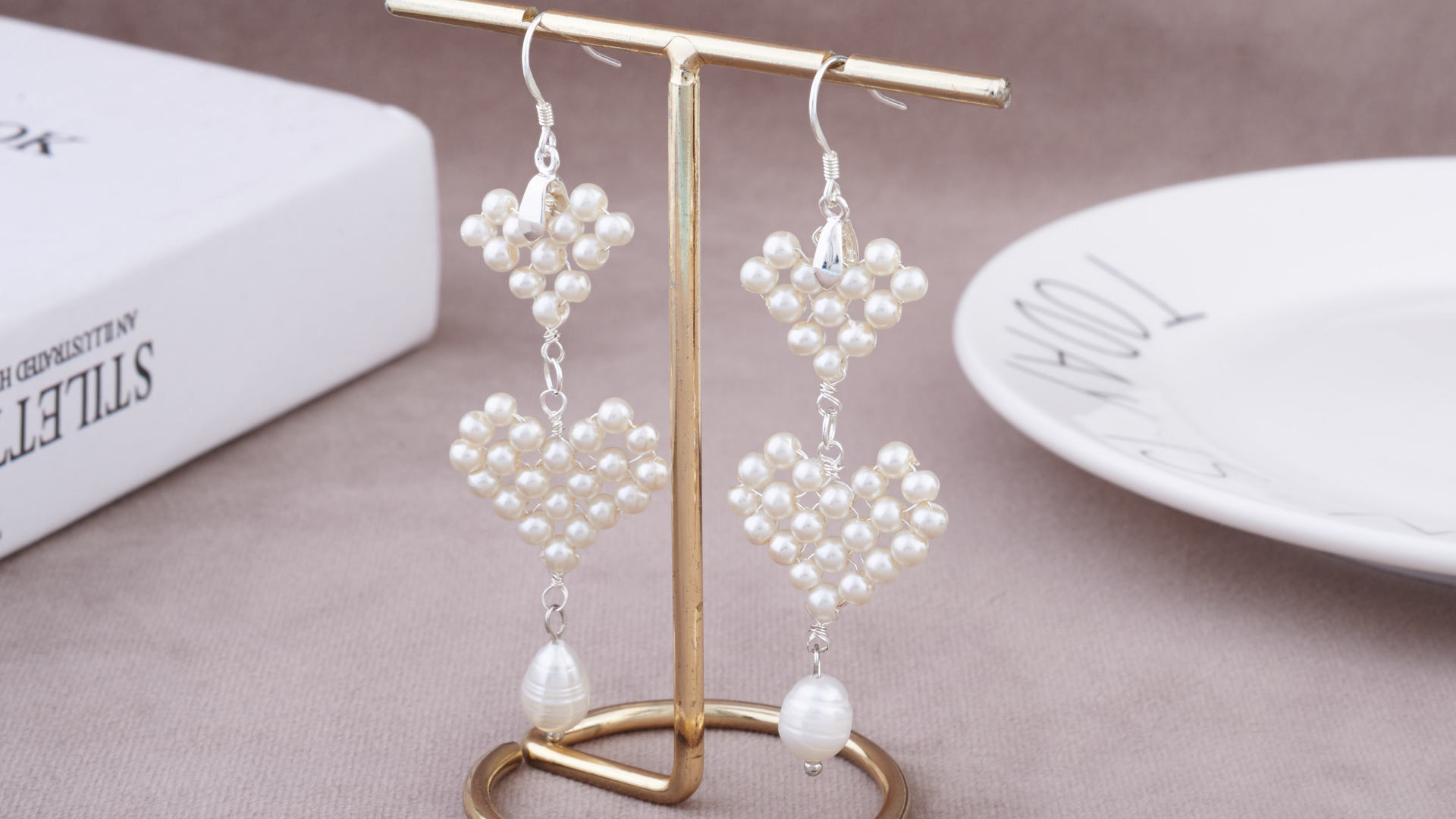 Craftdady 10Pcs Sterling Silver Fish Hook Ear Wires With Pinch Bails - 22mm Jewelry Making Supplies