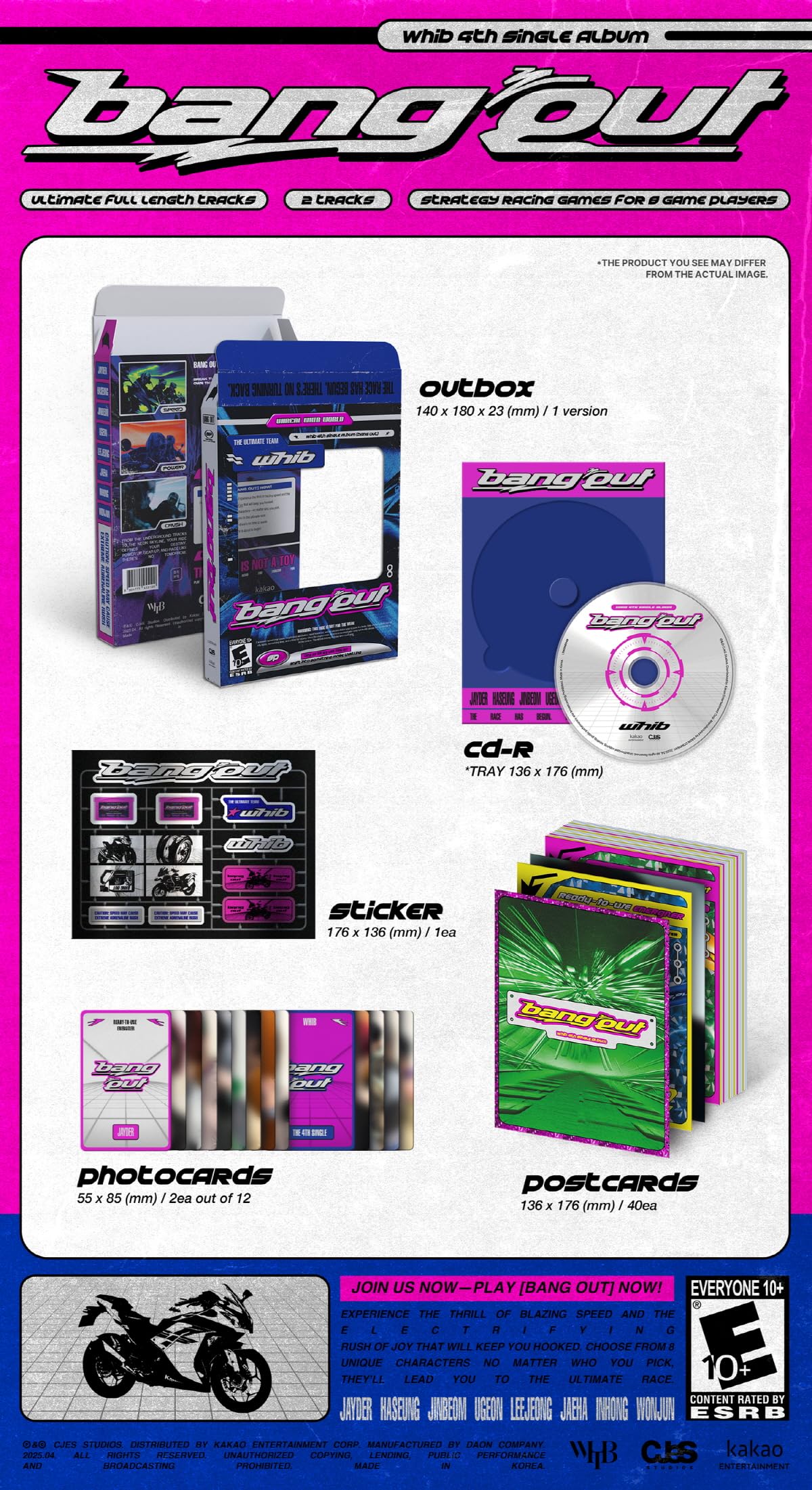 Amazon.co.jp: フィブ WHIB Bang Out 4thシングルアルバム [韓国盤