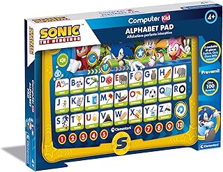 Clementoni – Computer Kid Sonic Alphabet Pad, Alfabetiere Interattivo, Gioco Educativo 4+ Anni, con attività Elettroniche …